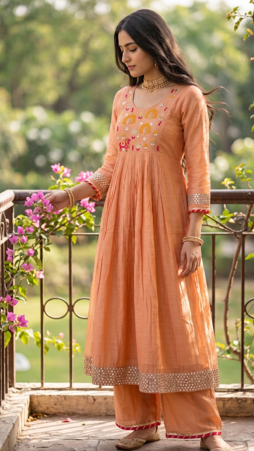 Kesari Pichwai Suit
