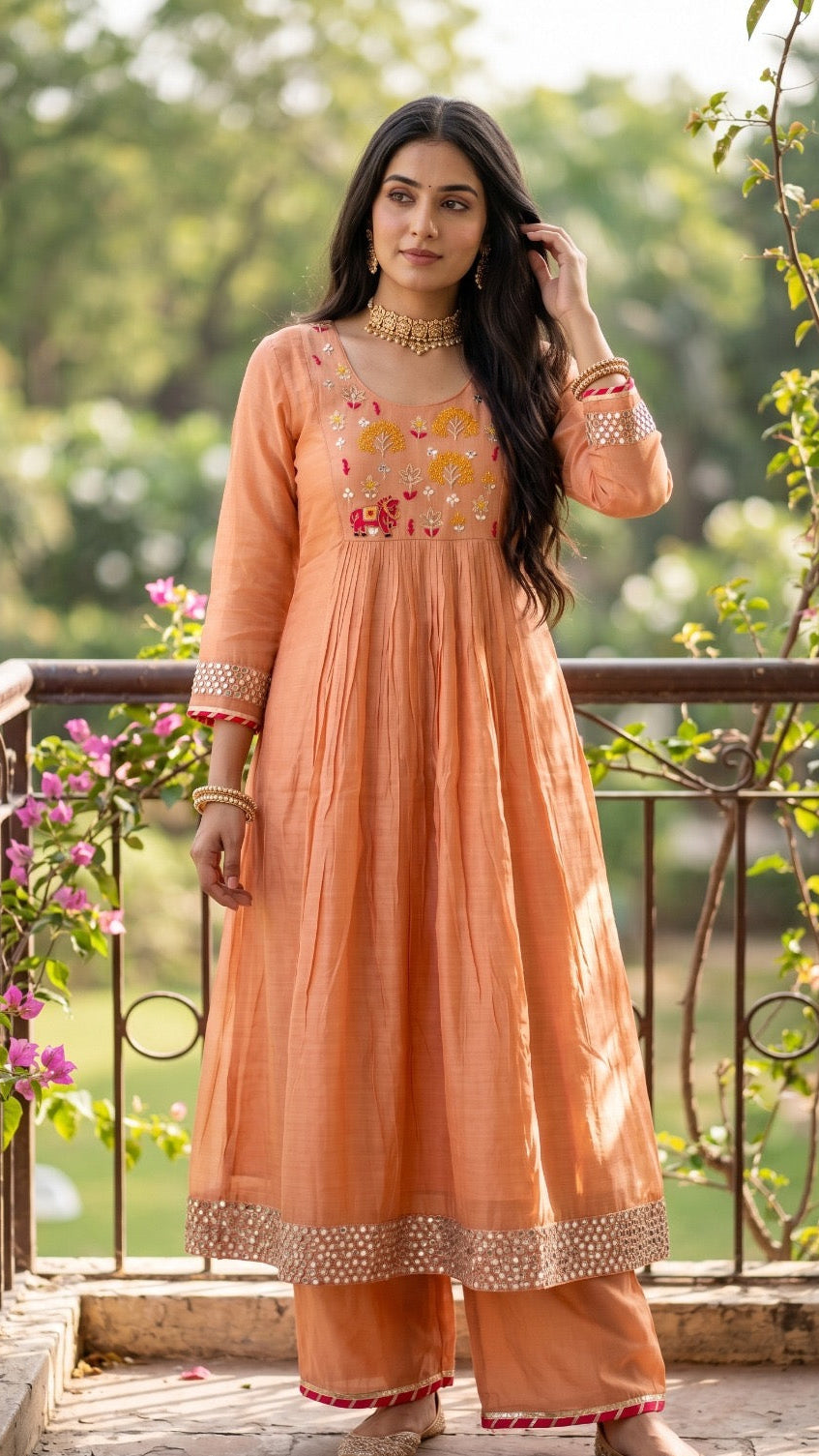 Kesari Pichwai Suit