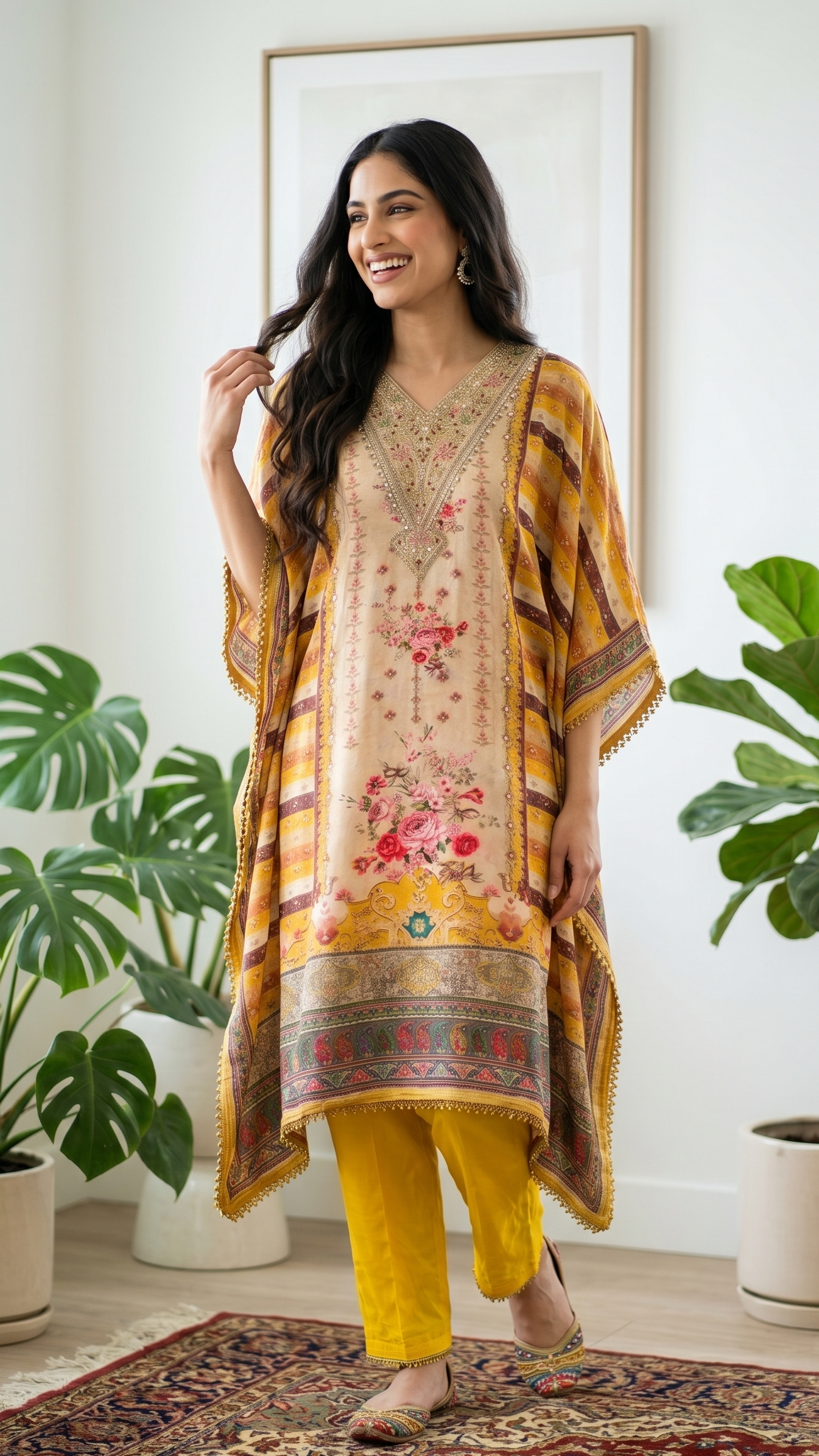 Royal Saffron Kaftan