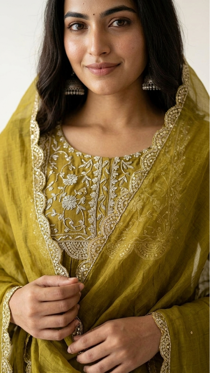 Golden Olive Suit