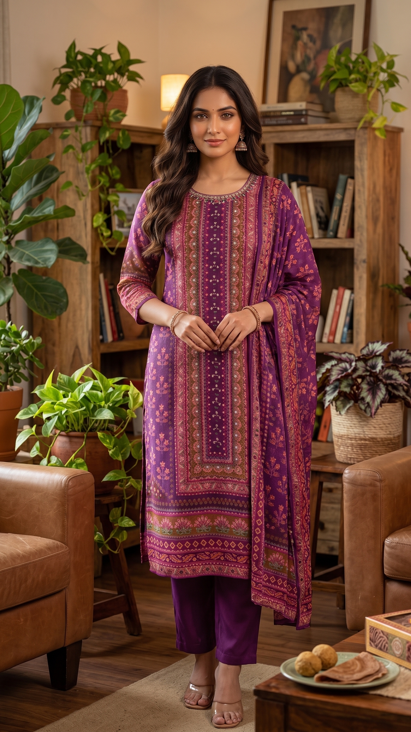 Royal Plum Festive Suit
