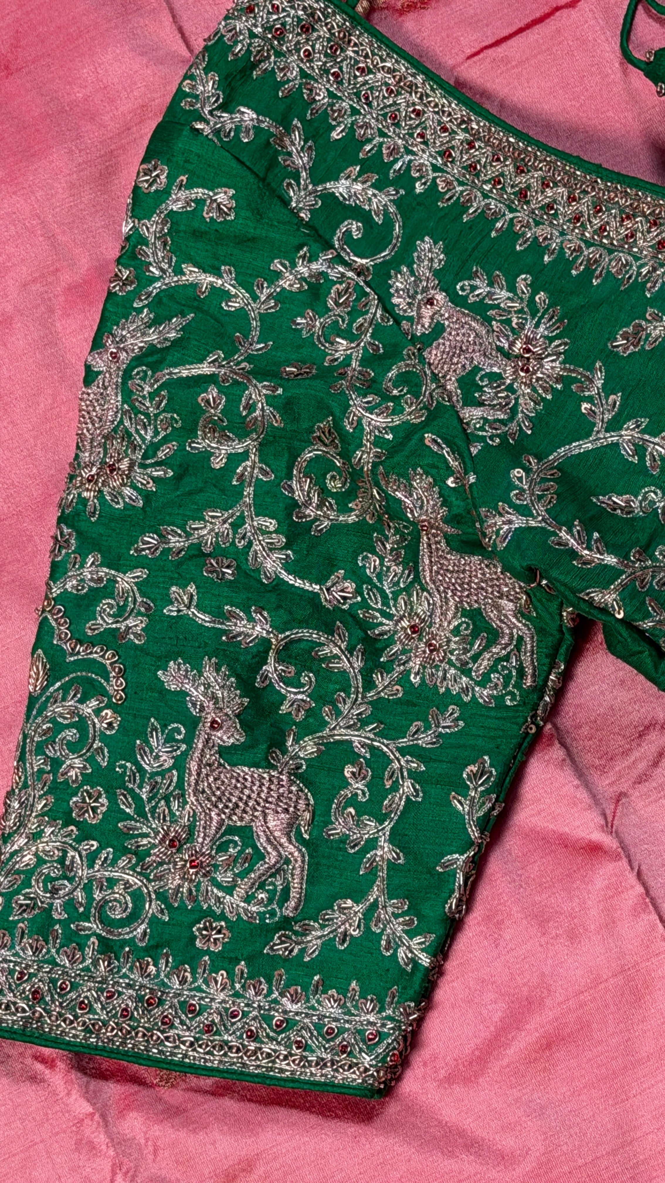 Forest Bloom Bridal Blouse