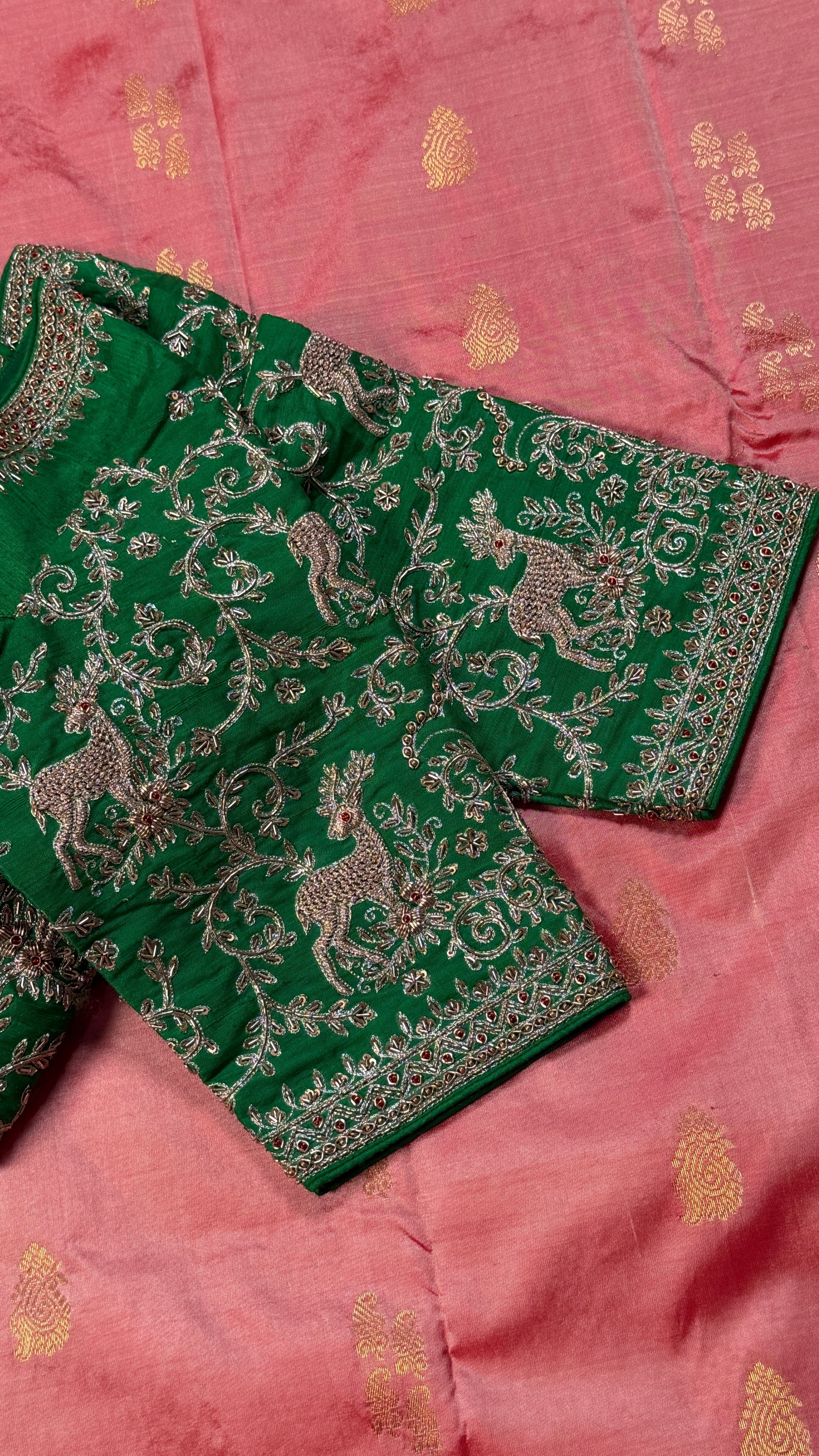 Forest Bloom Bridal Blouse