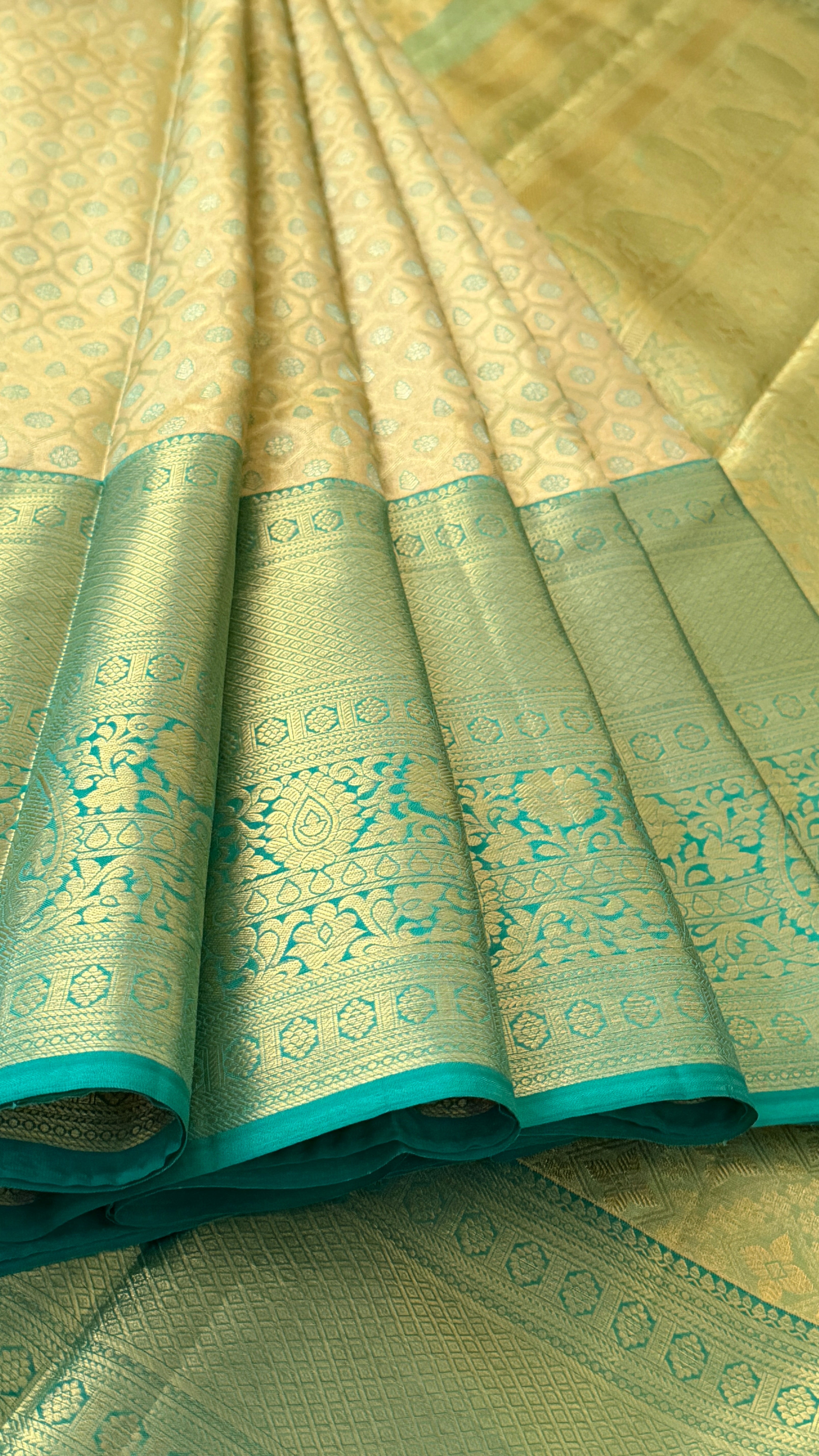 Green Kanchipuram Silk Bridal Saree