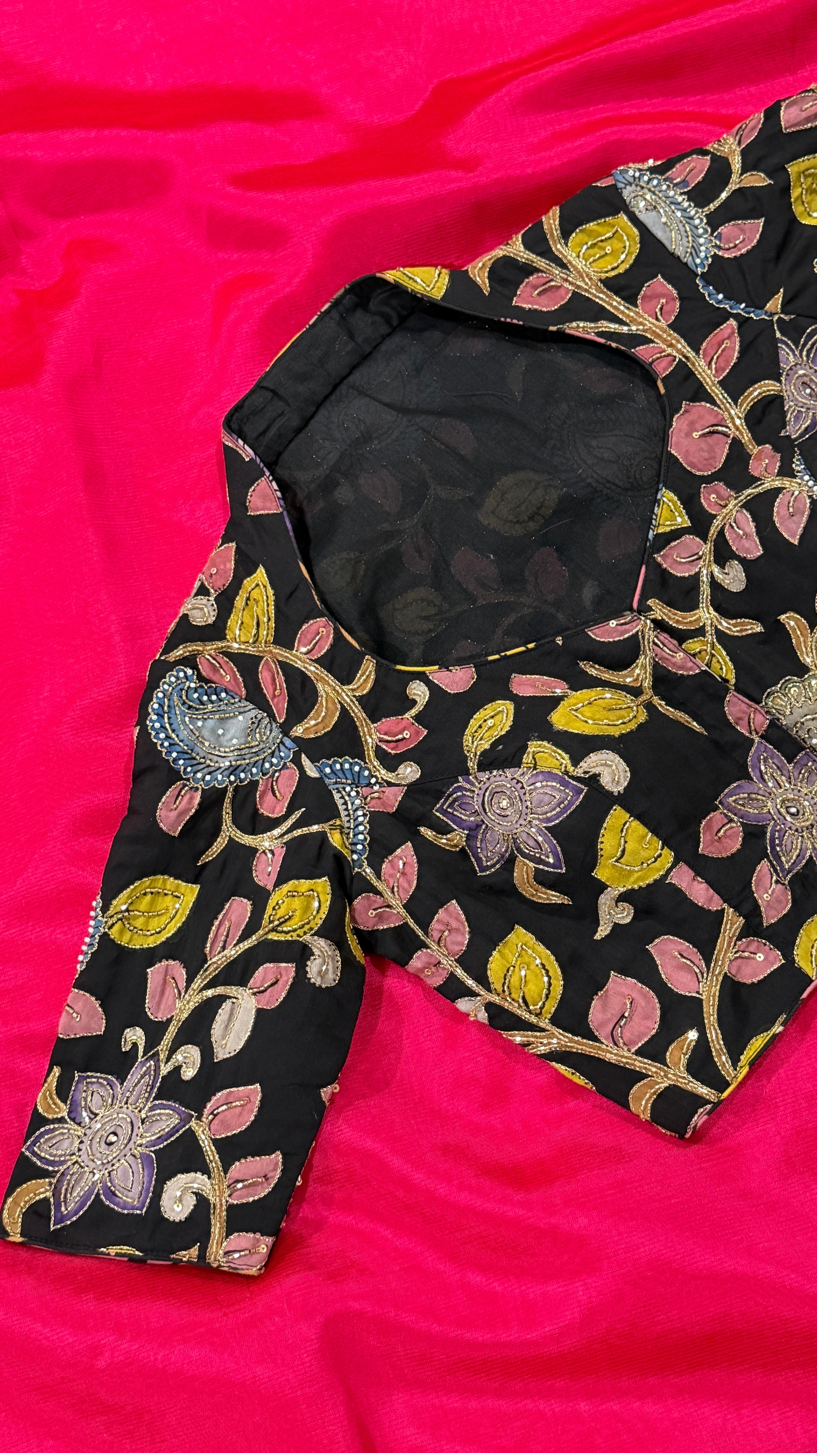 Black Pen-Kalamkari Blouse