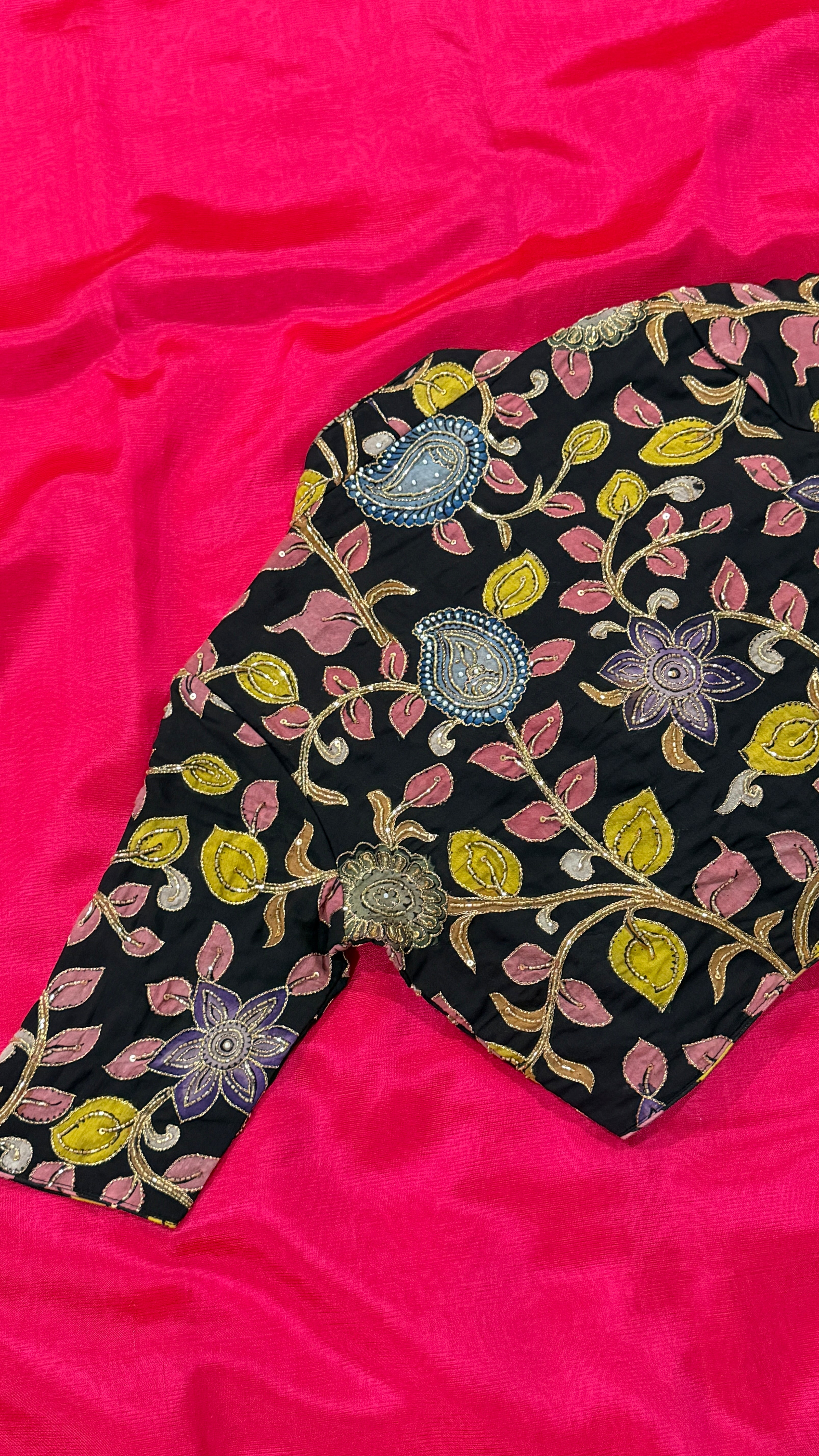 Black Pen-Kalamkari Blouse
