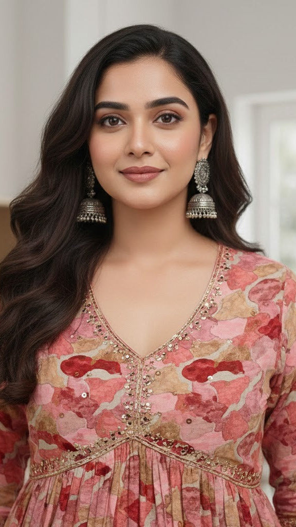 Rose Print Alia Suit