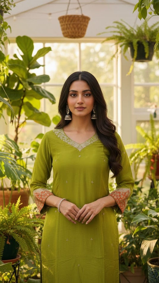 Mehendi Bloom Suit