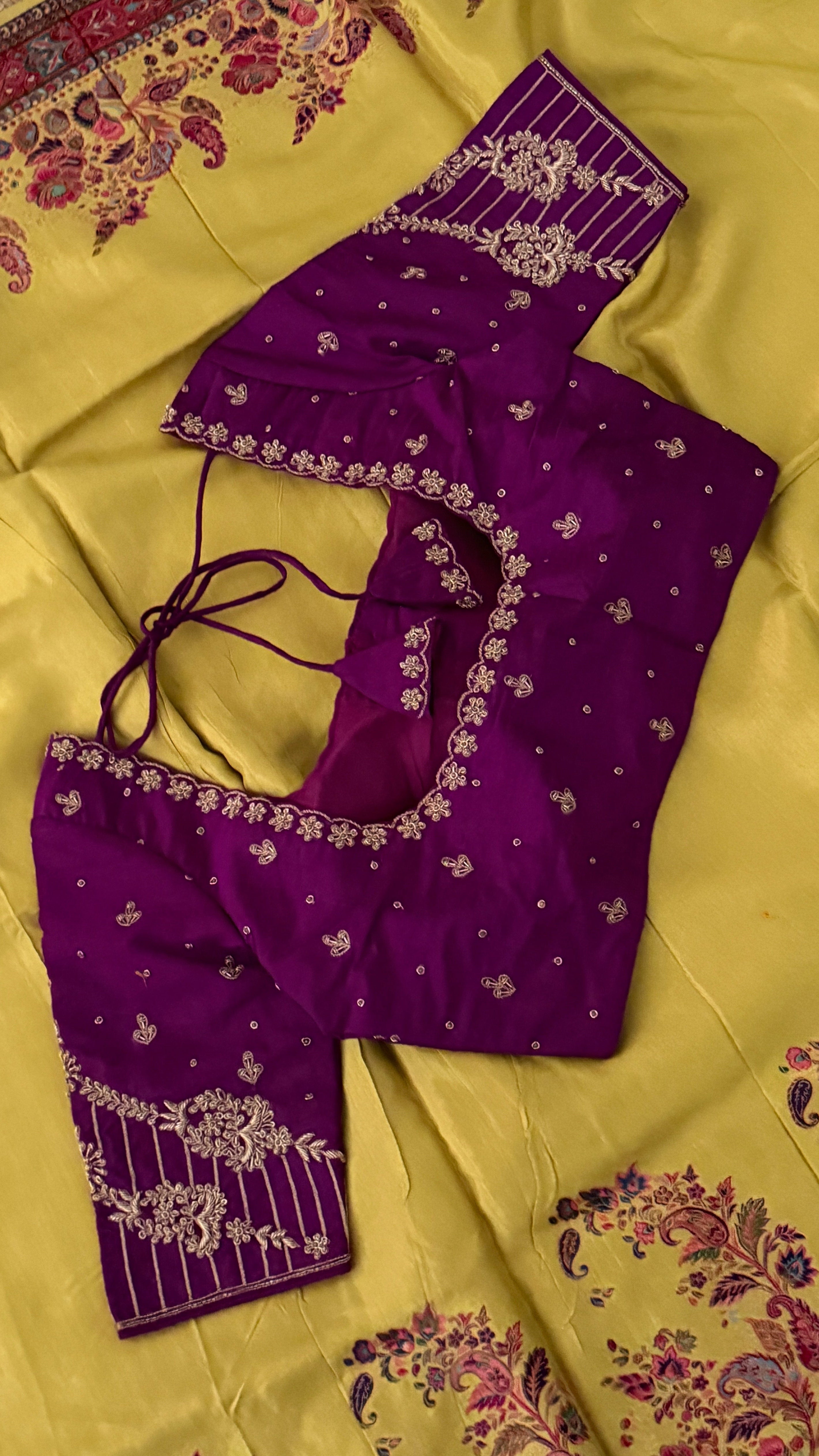 Purple Gulkaar Blouse