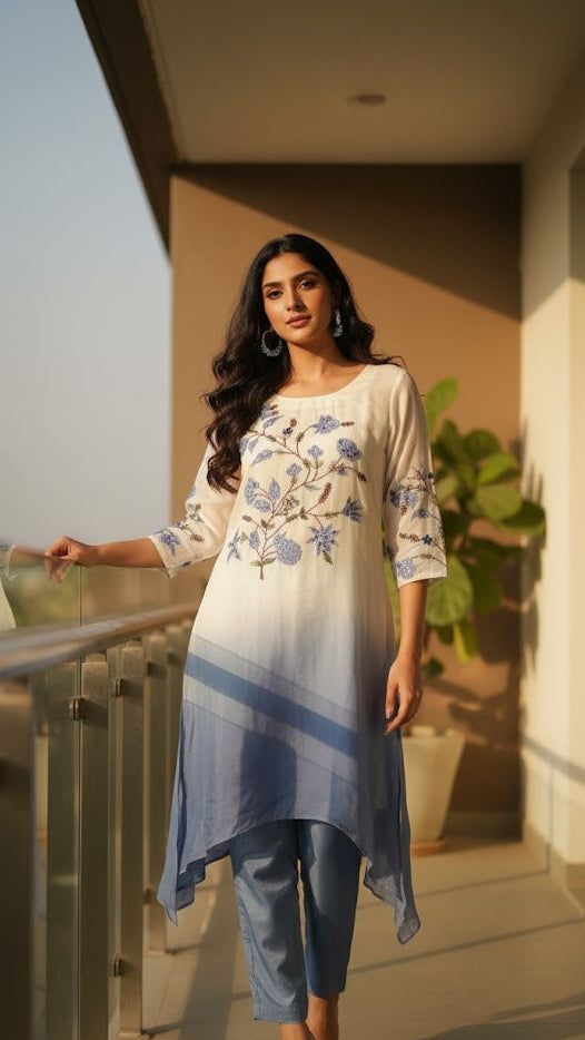 Iris Ombre Floral Co-ord Set