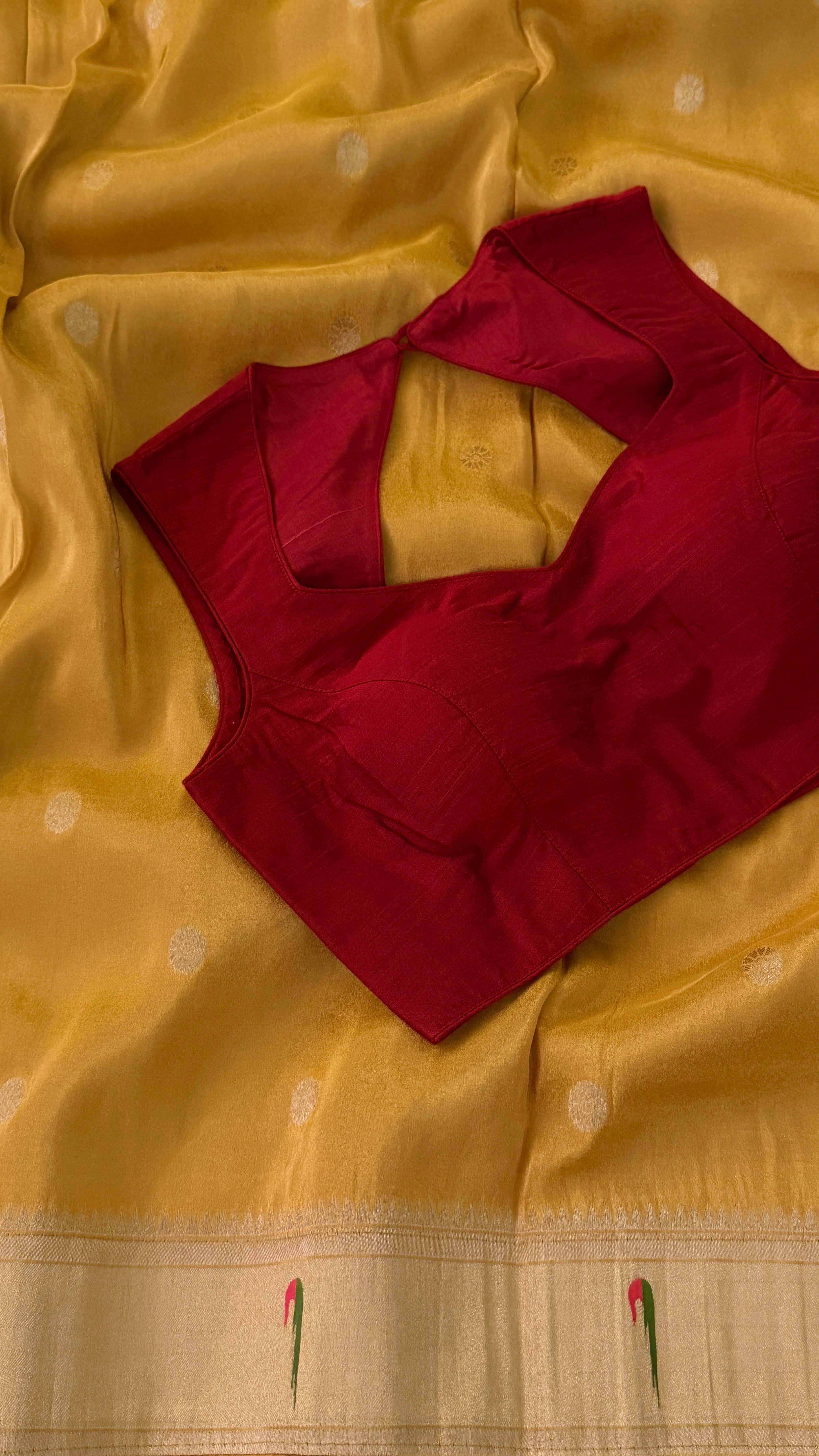 Maroon Sleeveless Blouse