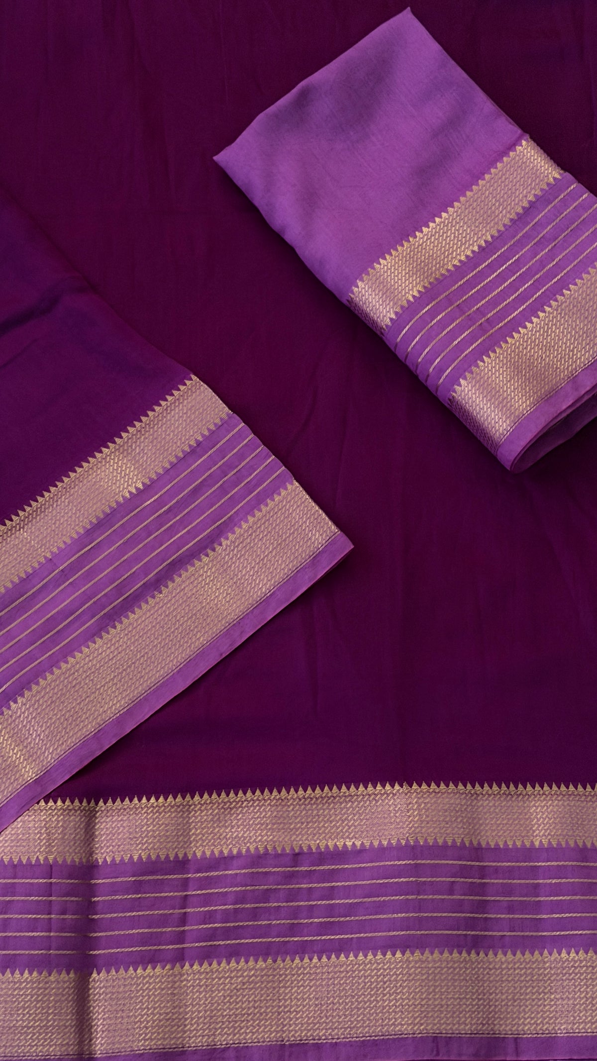 Violet Soft Cotton Saree
