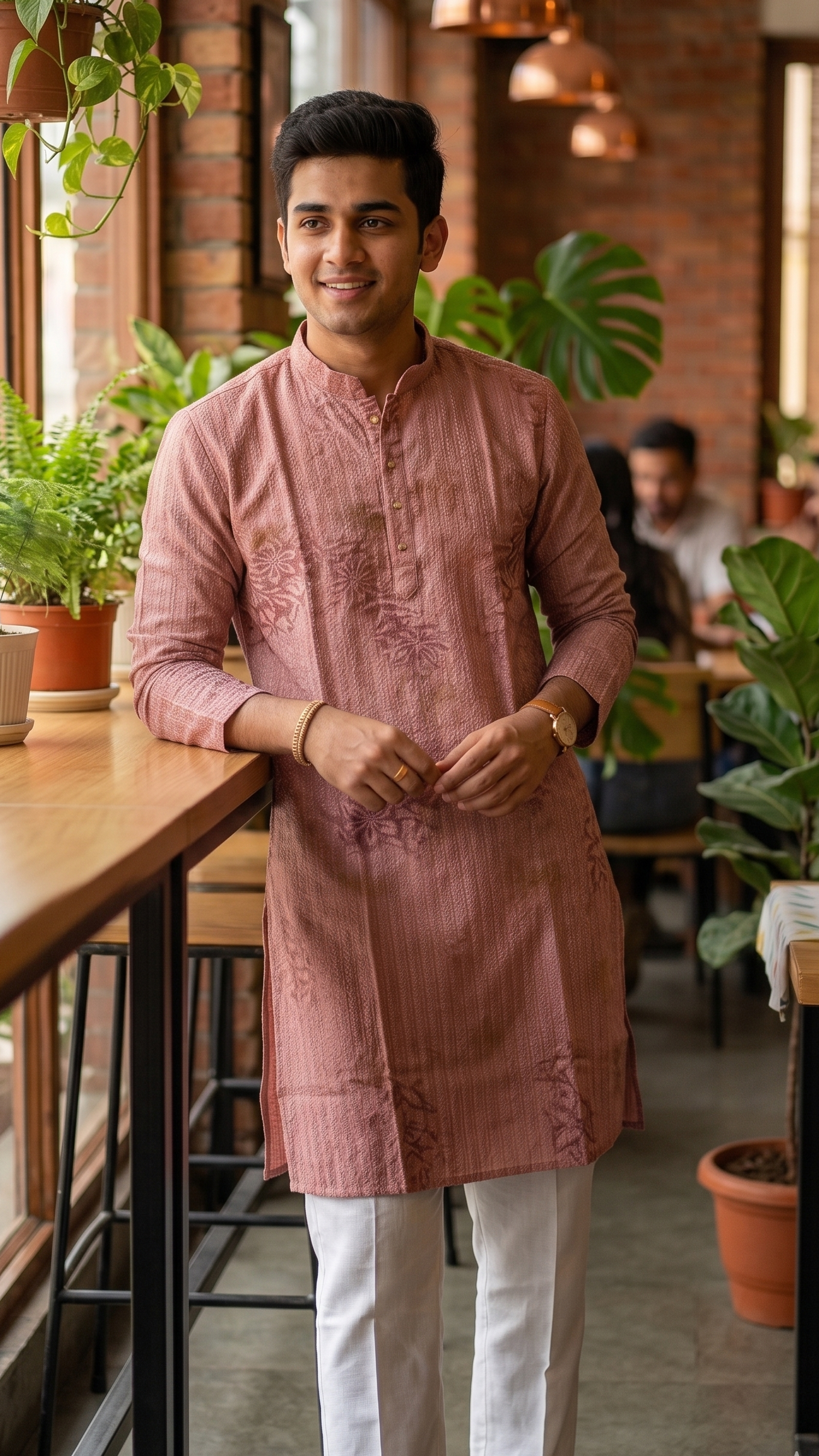 Blush Pink Kurta Set