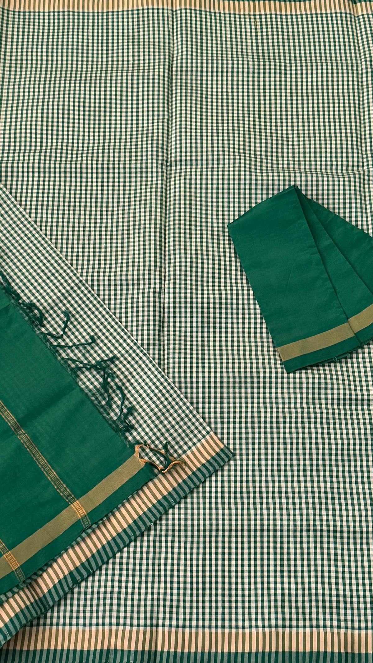 Emerald Green Venkatagiri Seiko Saree