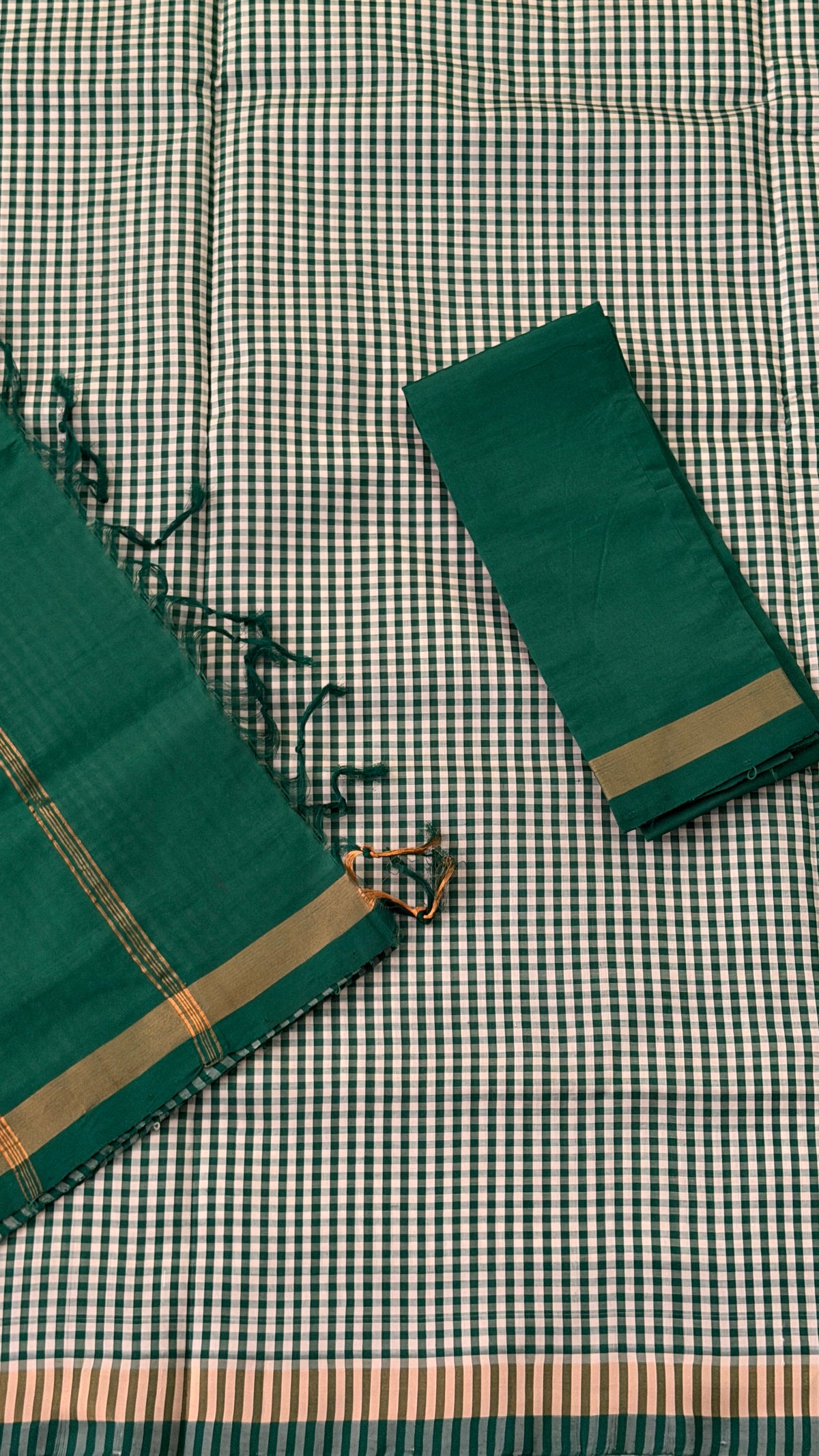 Emerald Green Venkatagiri Seiko Saree