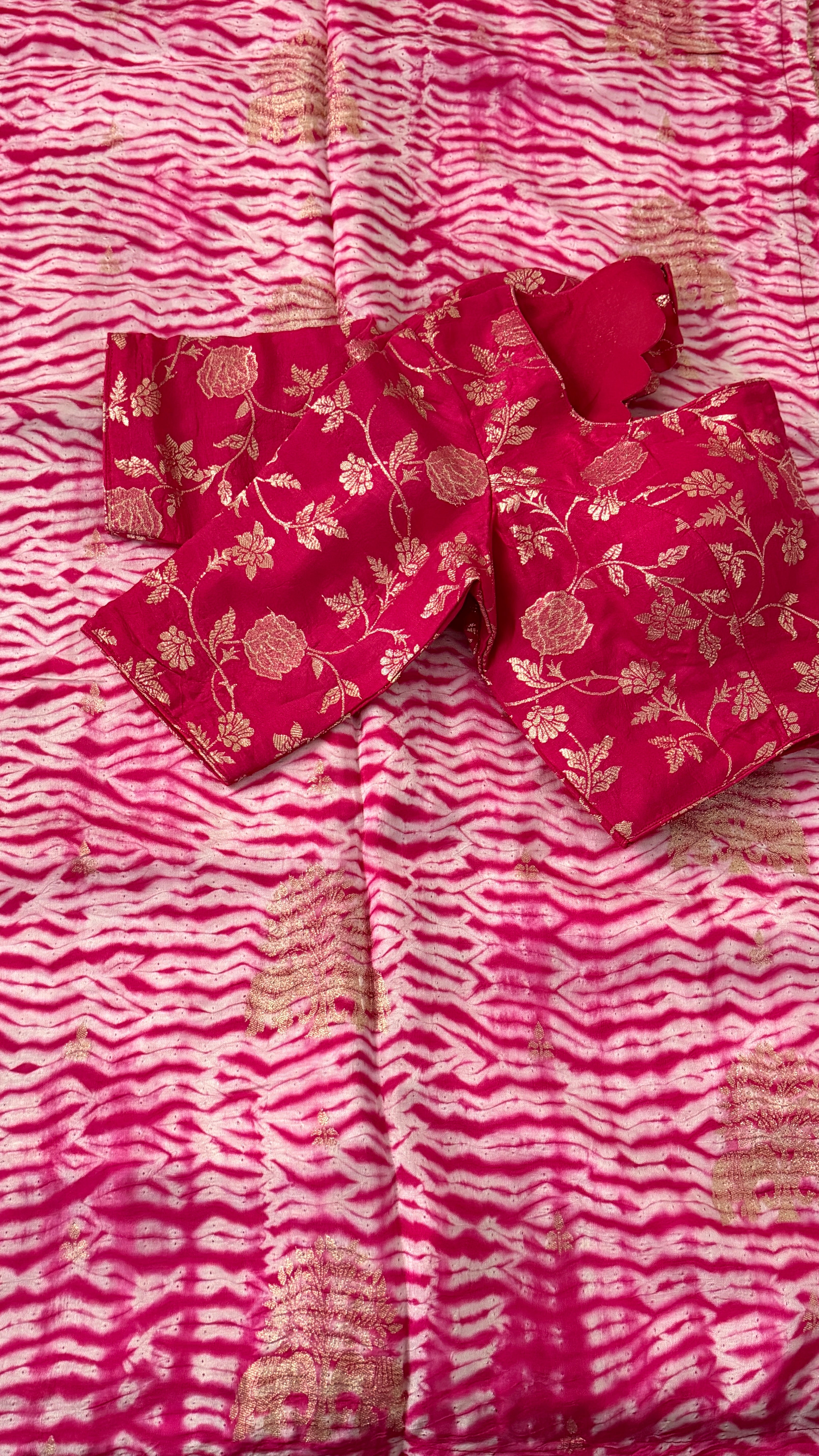 Pink Dola Silk Saree