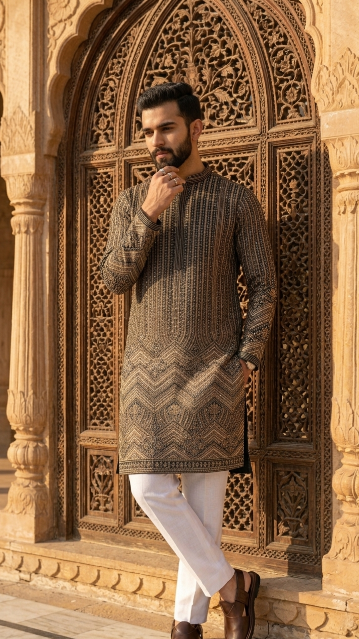 Emerald Green Kurta Set