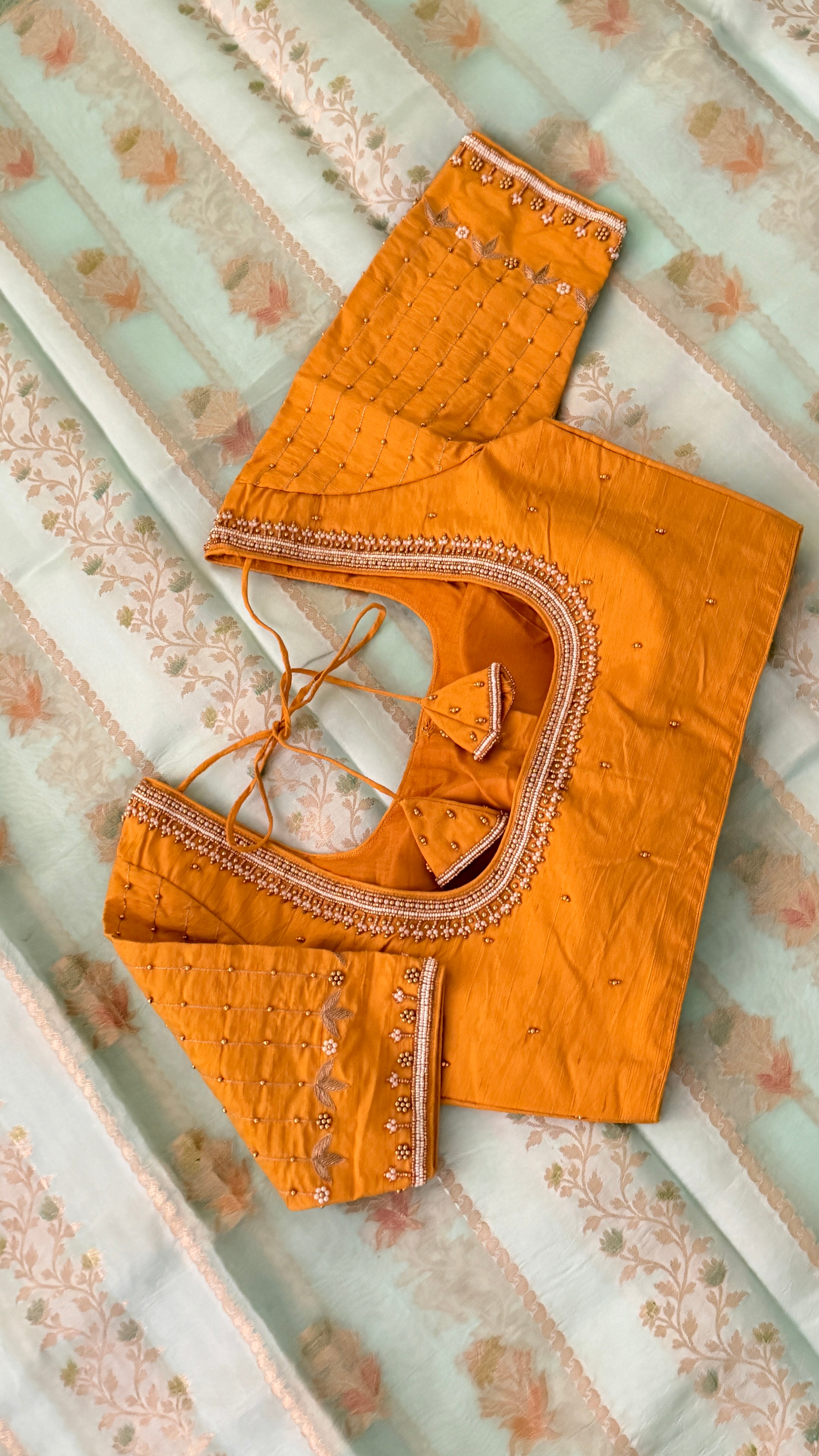 Mustard Vine Drop Blouse