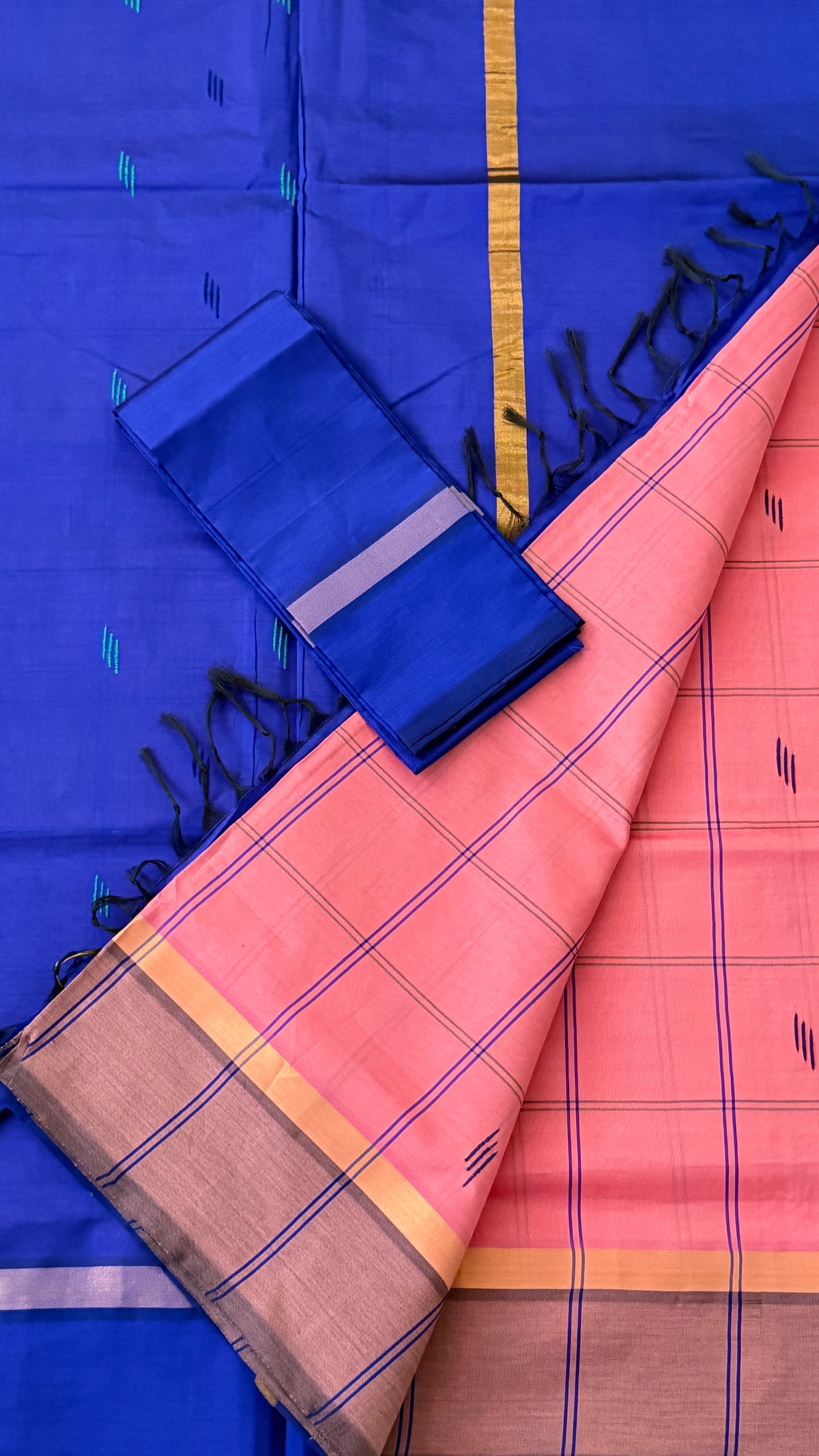 Blush Pink Venkatagiri Seiko Saree