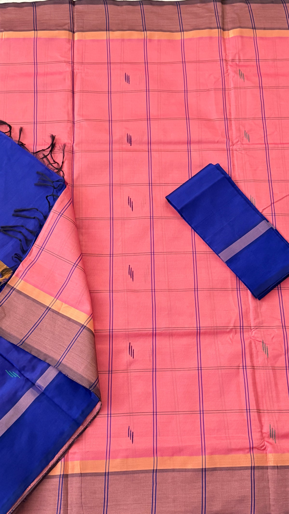 Blush Pink Venkatagiri Seiko Saree
