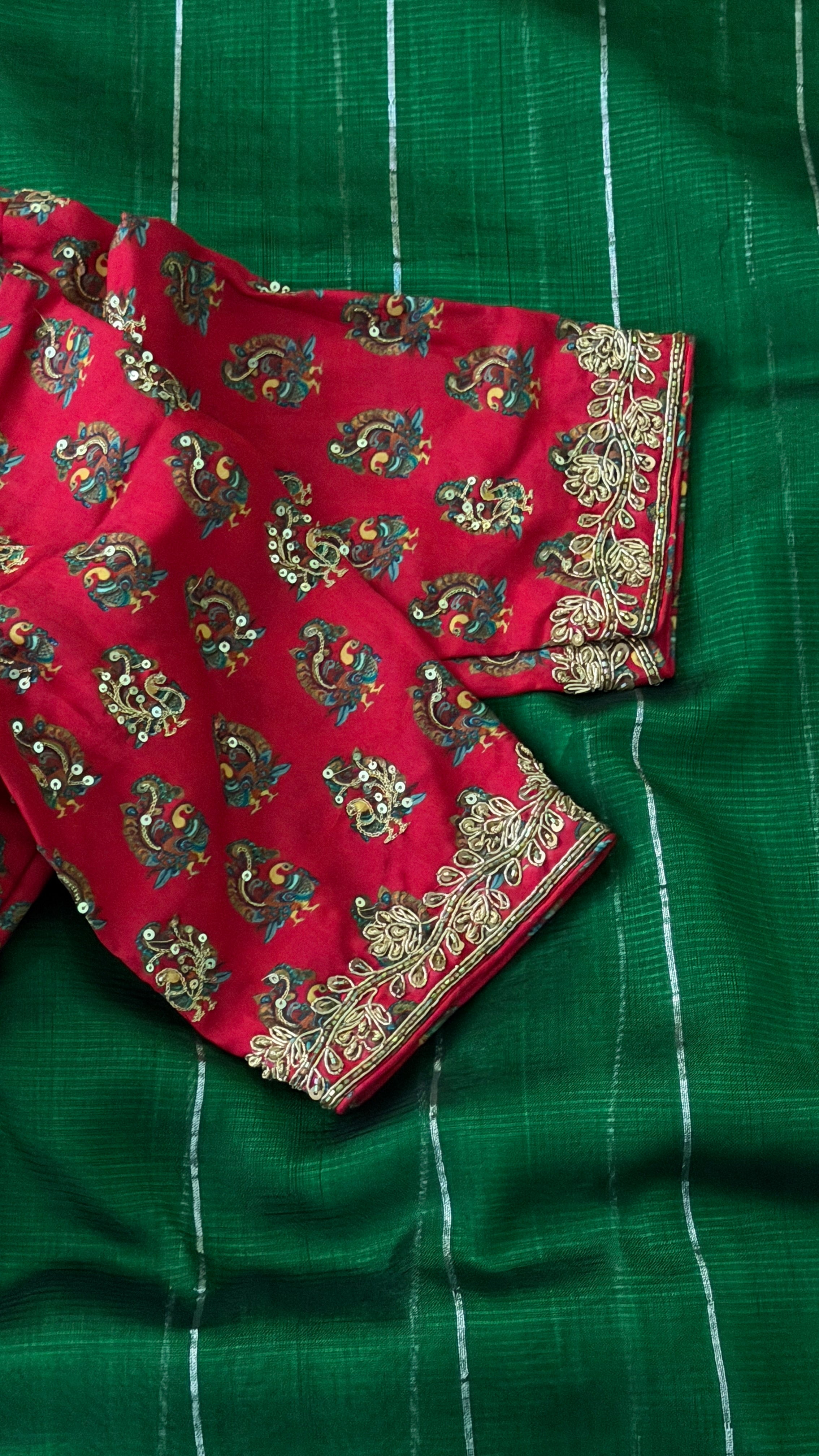 Rani Pink Printed Floral Blouse