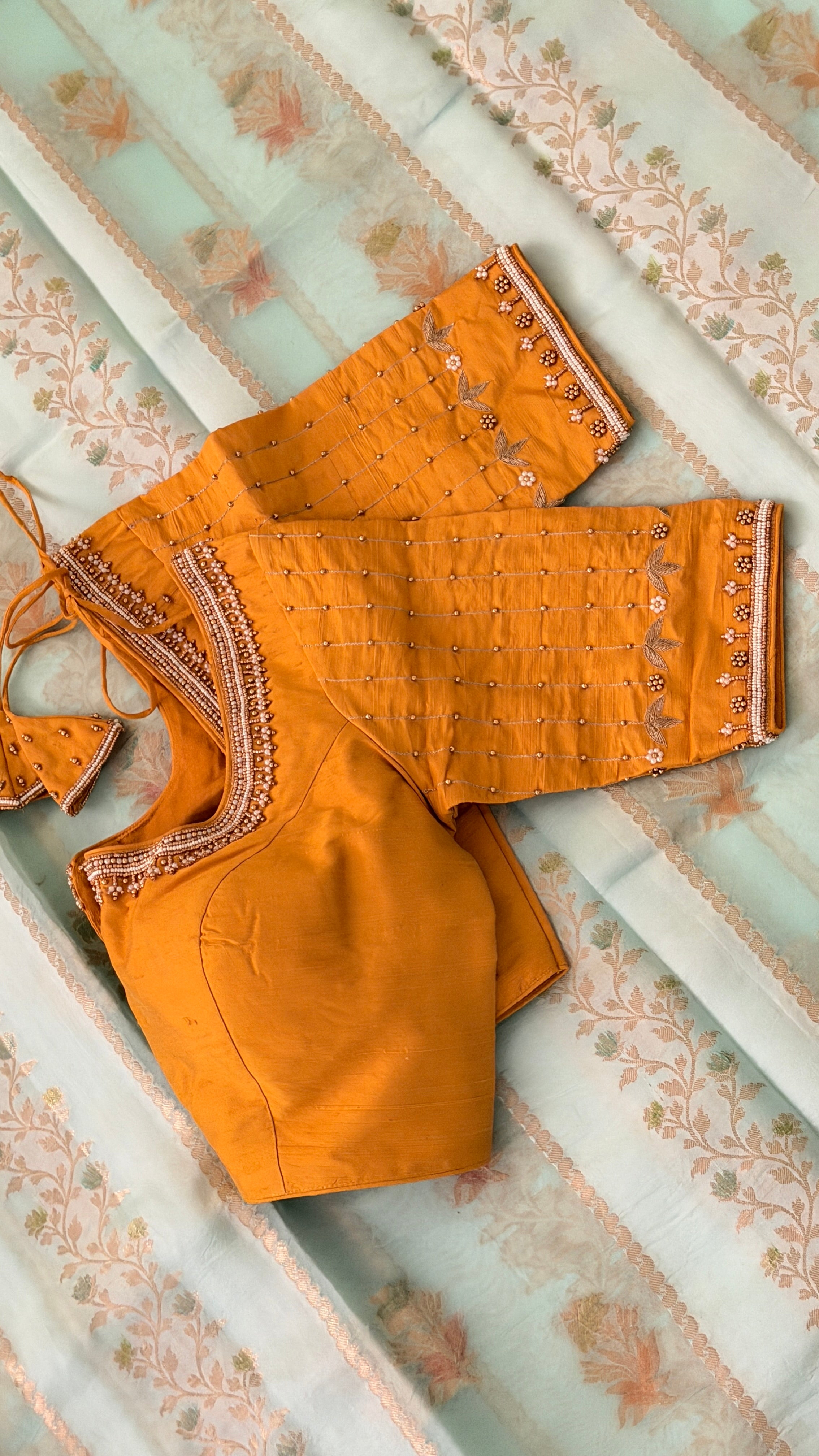 Mustard Vine Drop Blouse