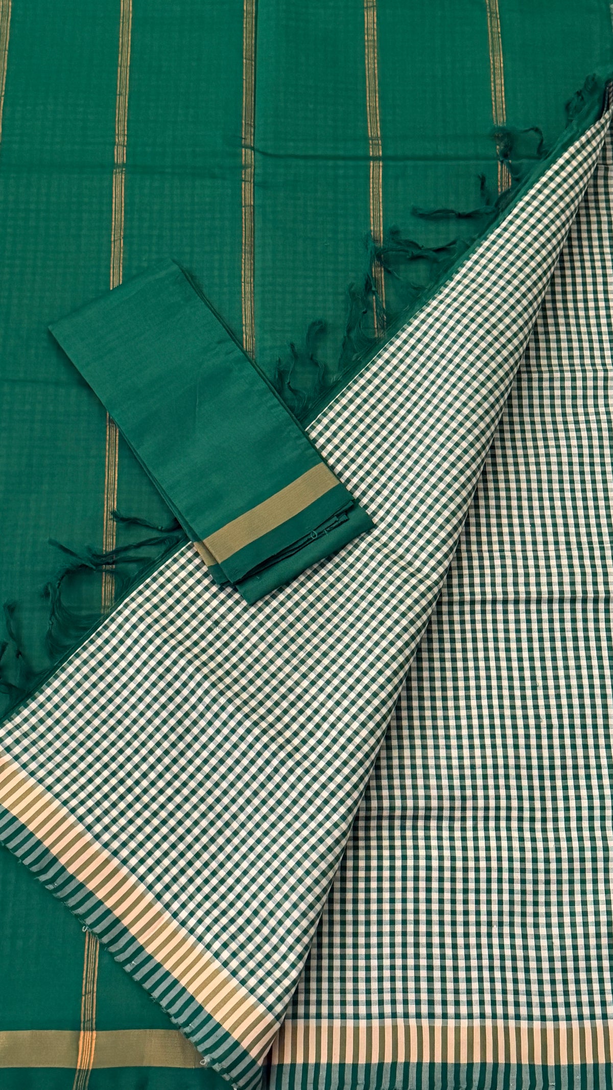 Emerald Green Venkatagiri Seiko Saree