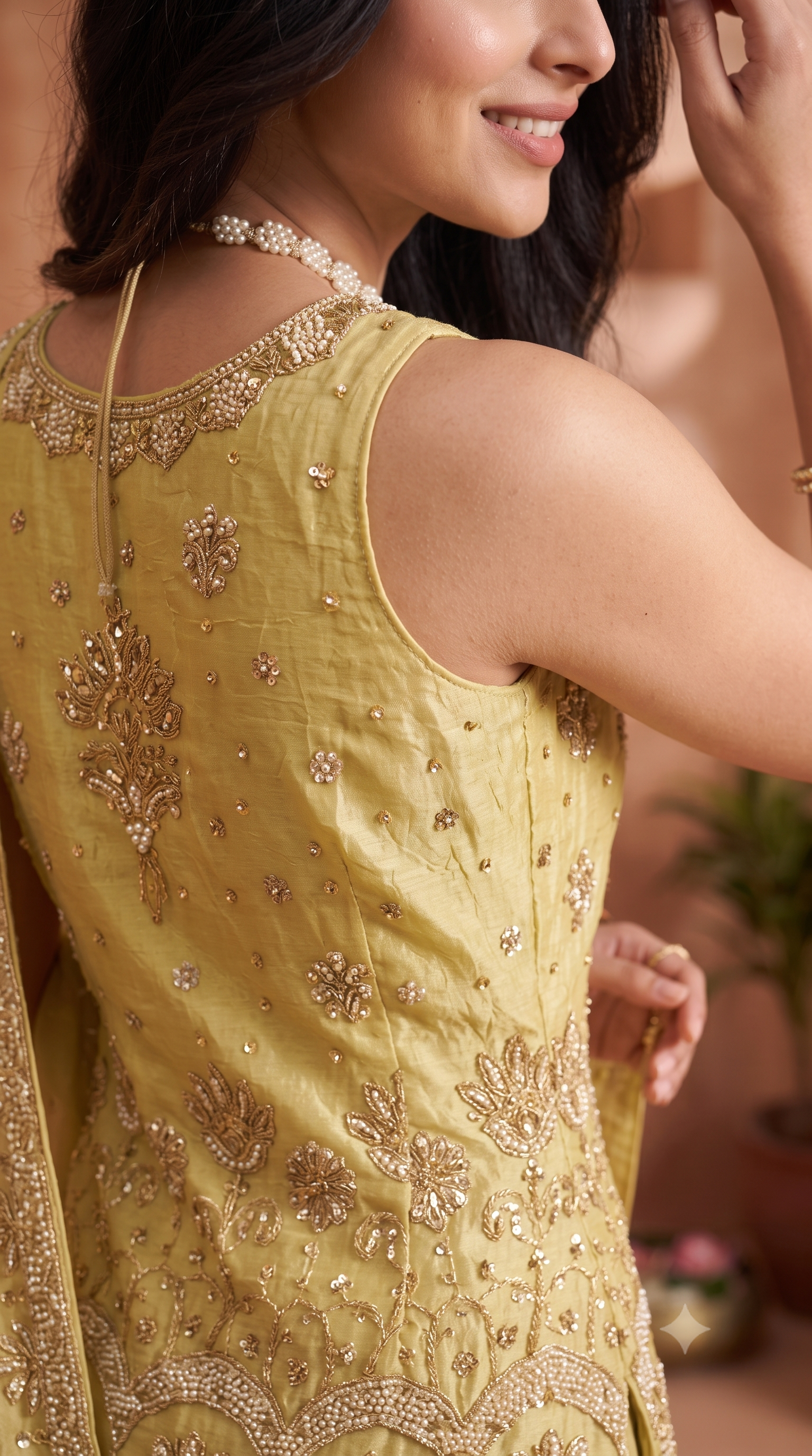 Yellow Soft Silk Sharara Suit
