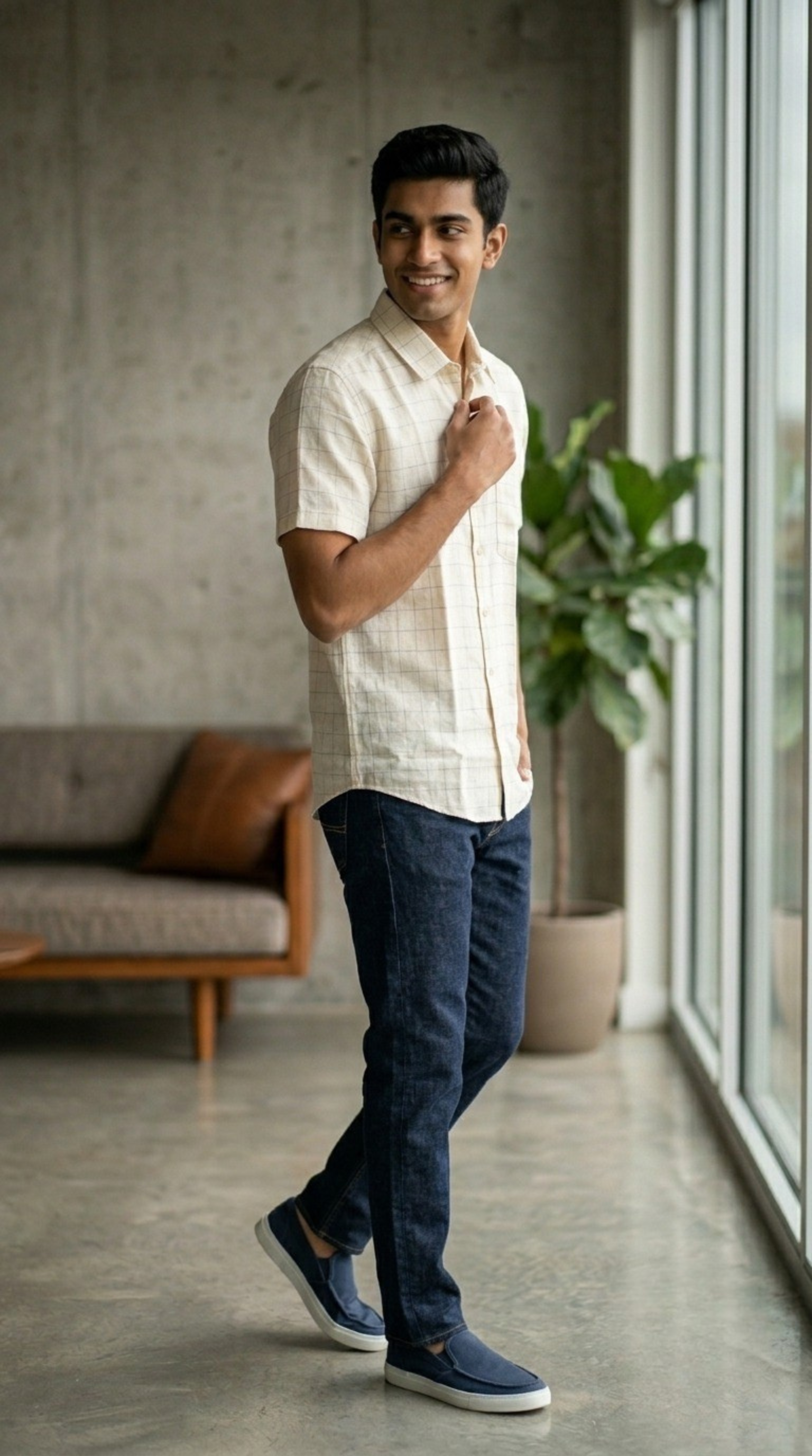 Off White Linen Shirt