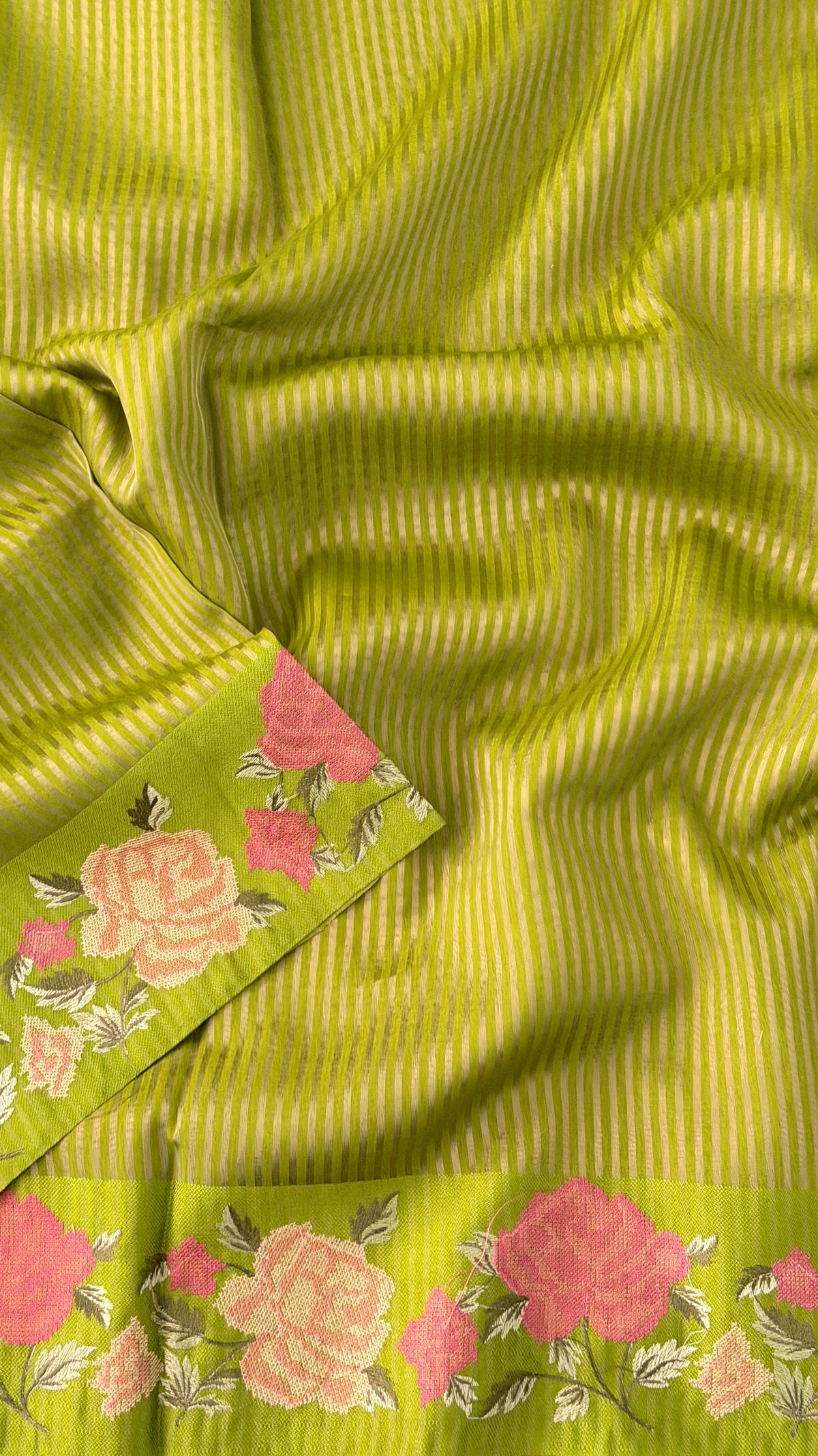 Green Tissue Silk Saree