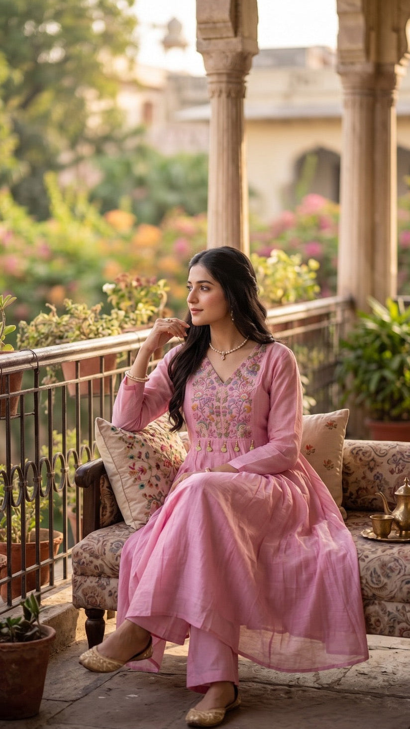 Gulabi Wildflower Suit