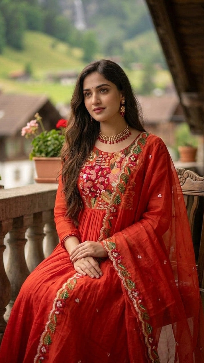 Crimson Garden Suit