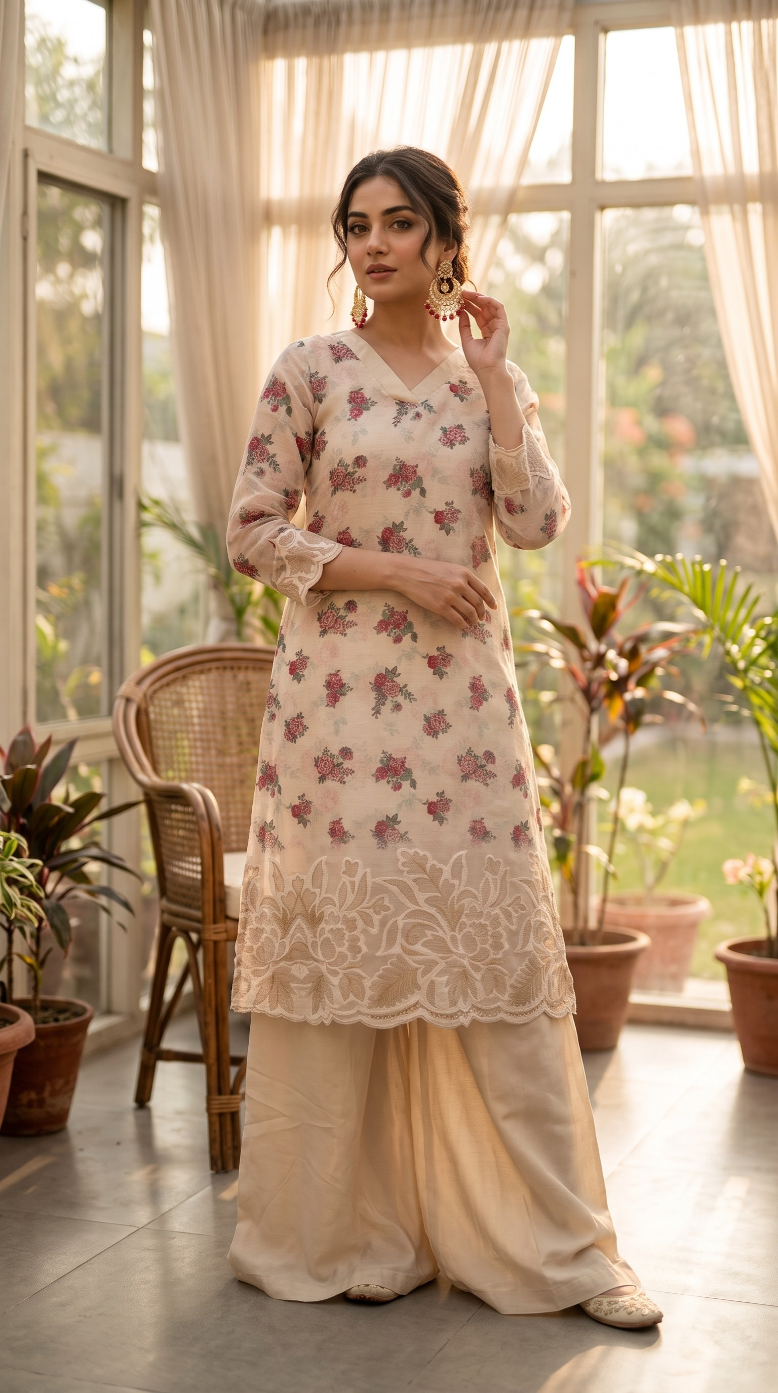Off White Linen Cotton Straight Cut Suit
