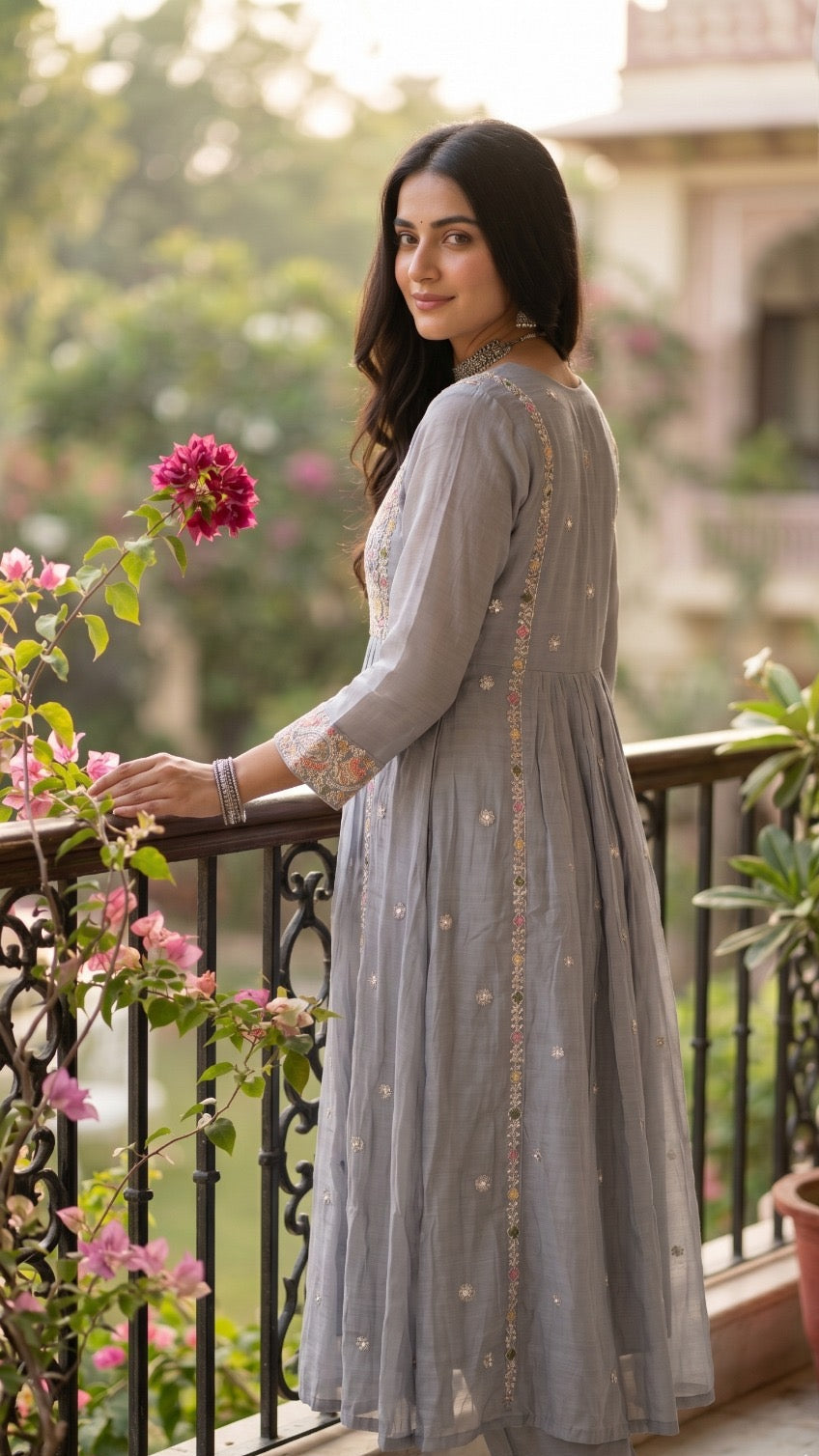 Moonflower Grey Suit
