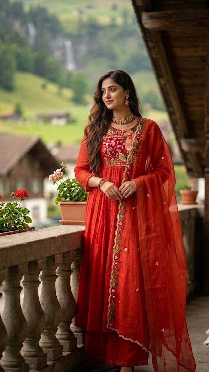 Crimson Garden Suit