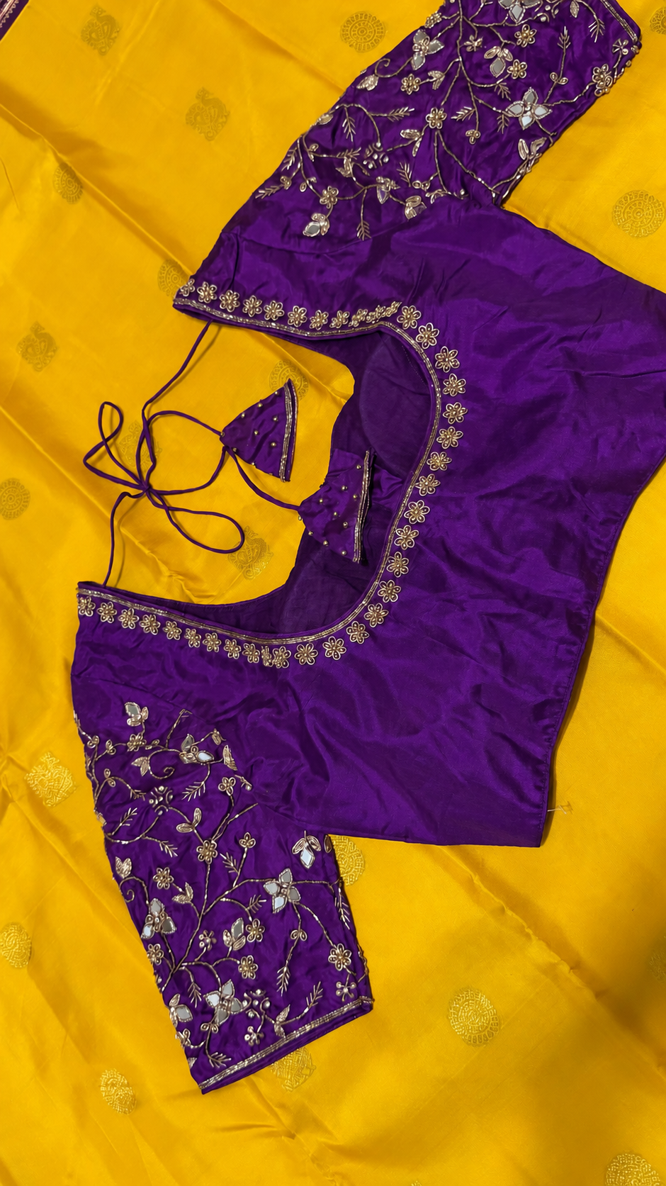 Violet Pure Silk Blouse