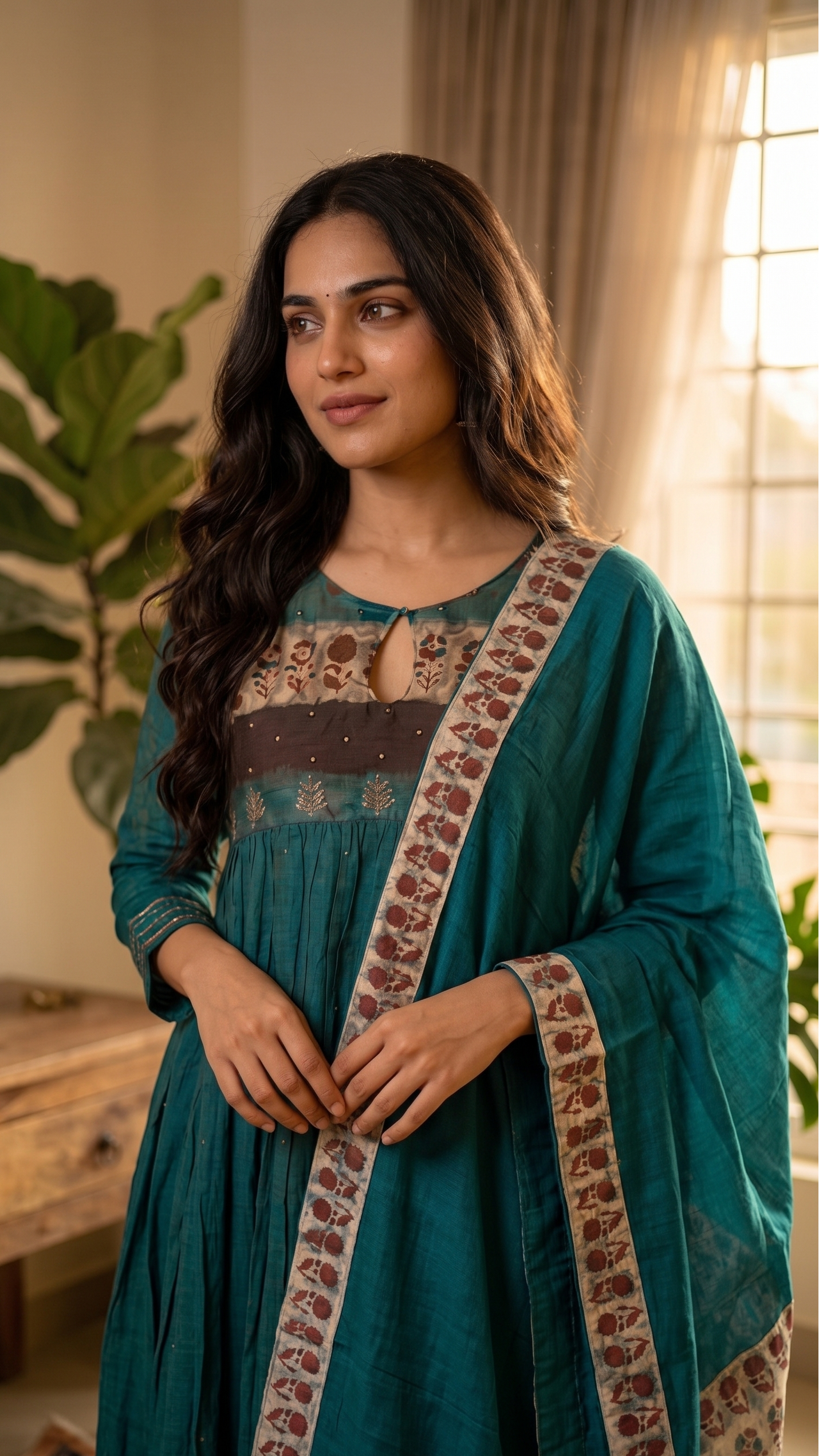 Teal Artisan Suit