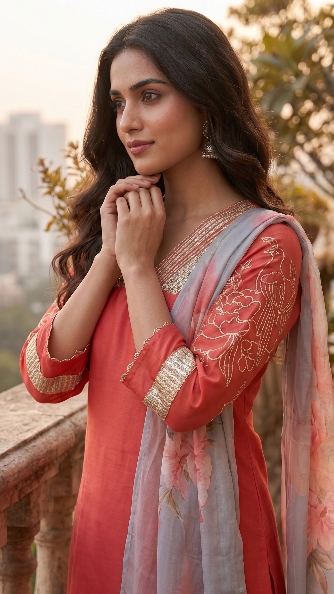 Coral Bloom Suit