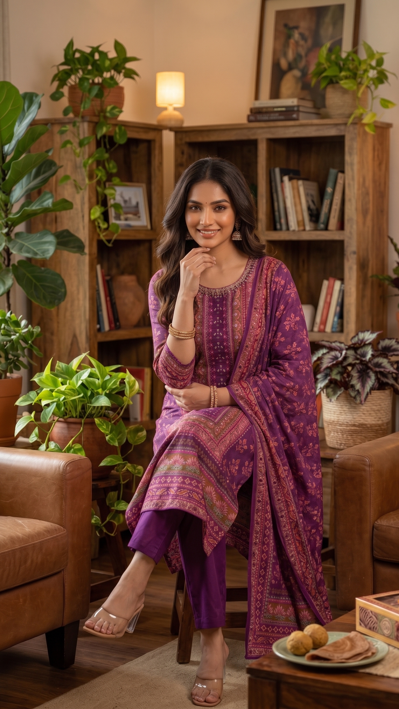 Royal Plum Festive Suit
