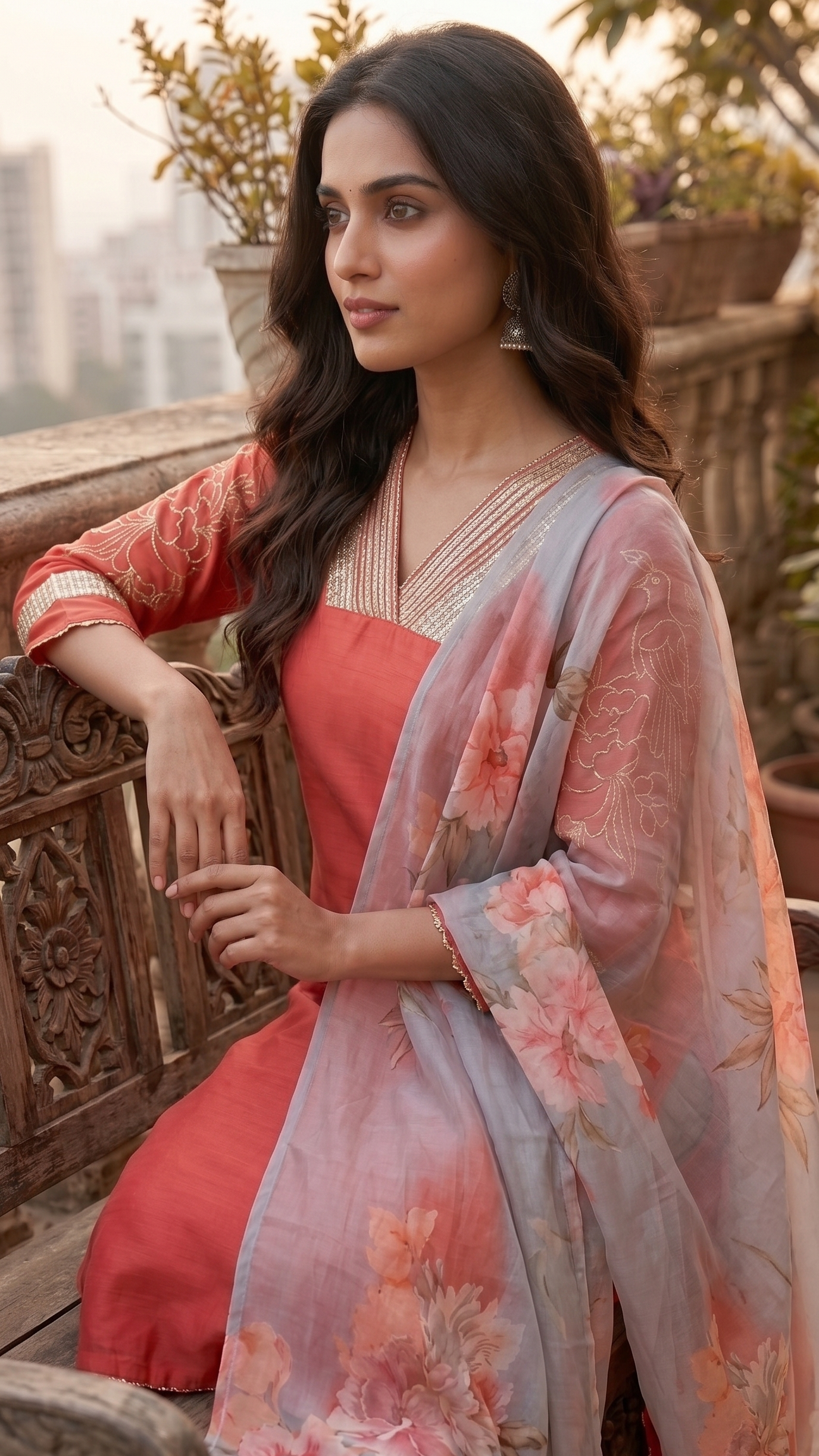 Coral Bloom Suit