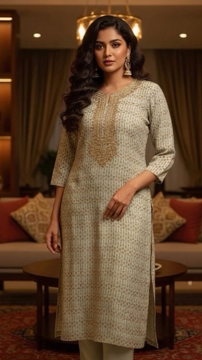 Mint Threadwork Elegance Suit