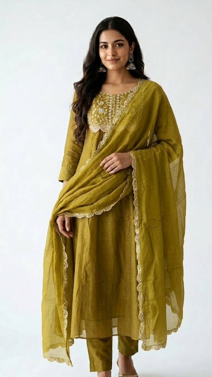 Golden Olive Suit