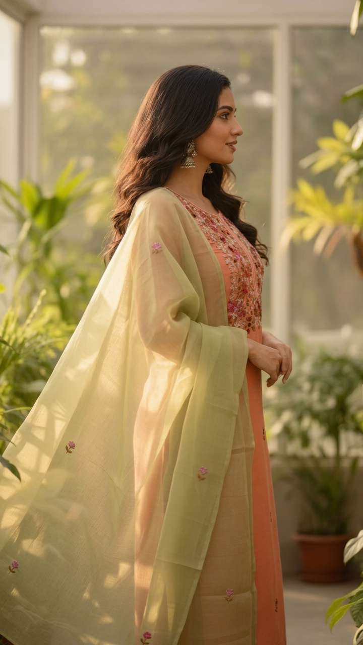 Peach Pistachio Bloom Suit