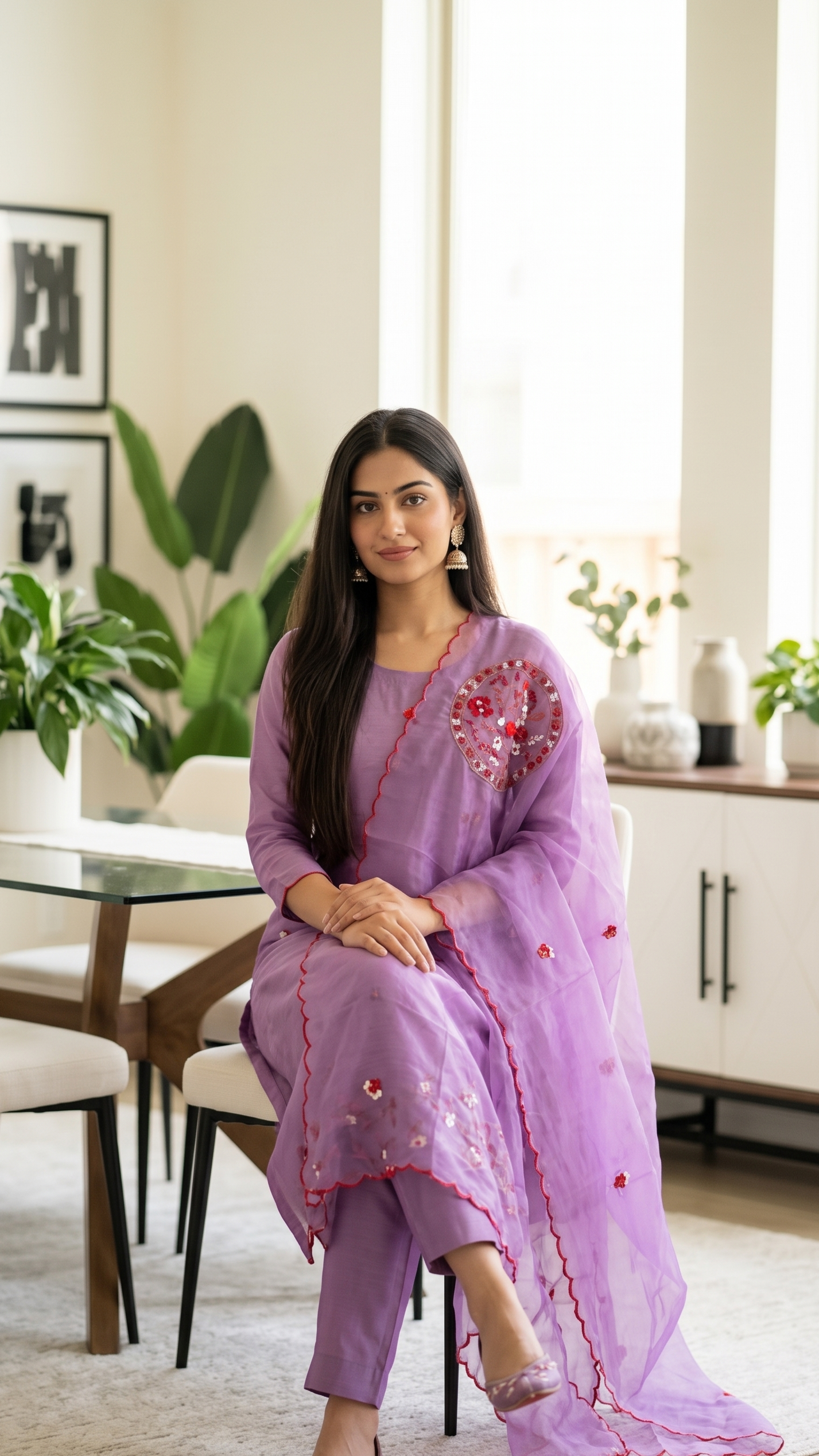 Violet Petal Suit