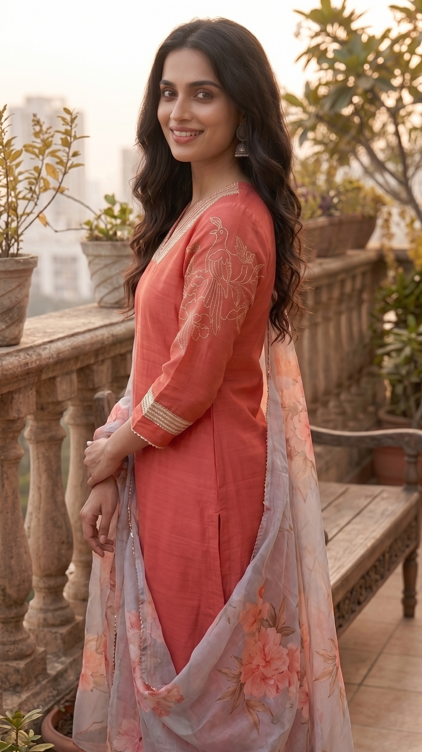 Coral Bloom Suit