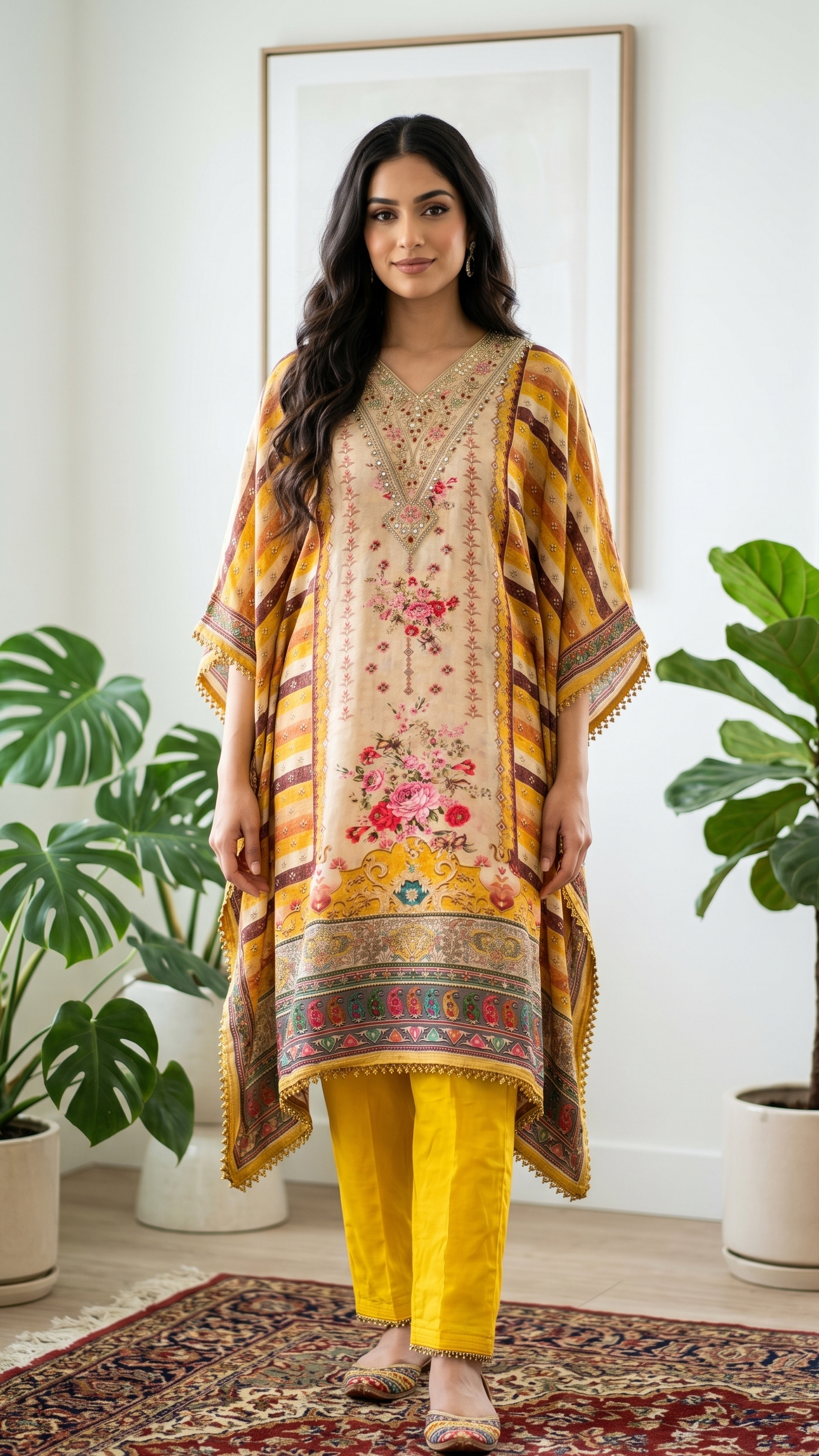 Royal Saffron Kaftan