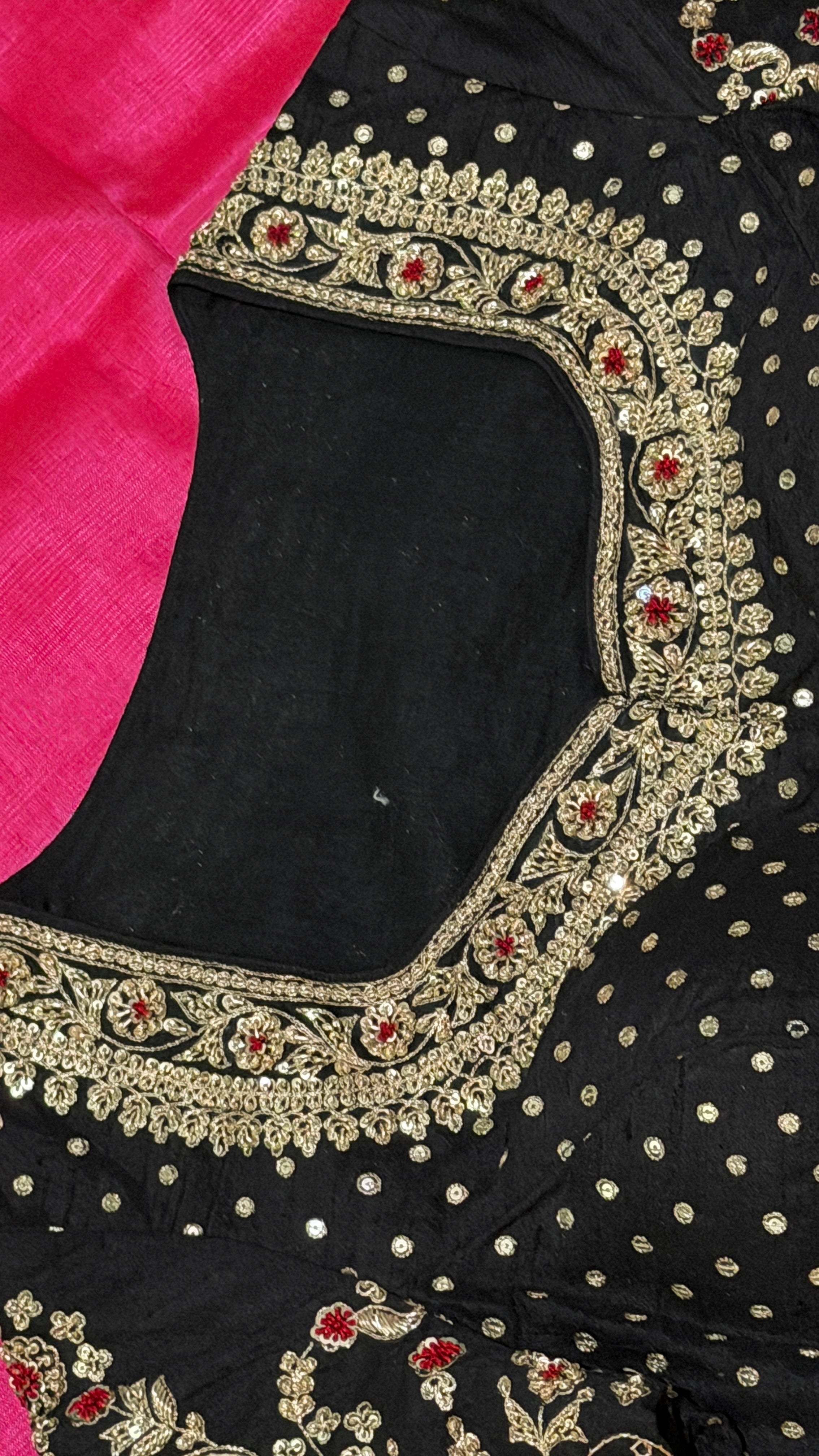 Black Paisley Bloom Blouse