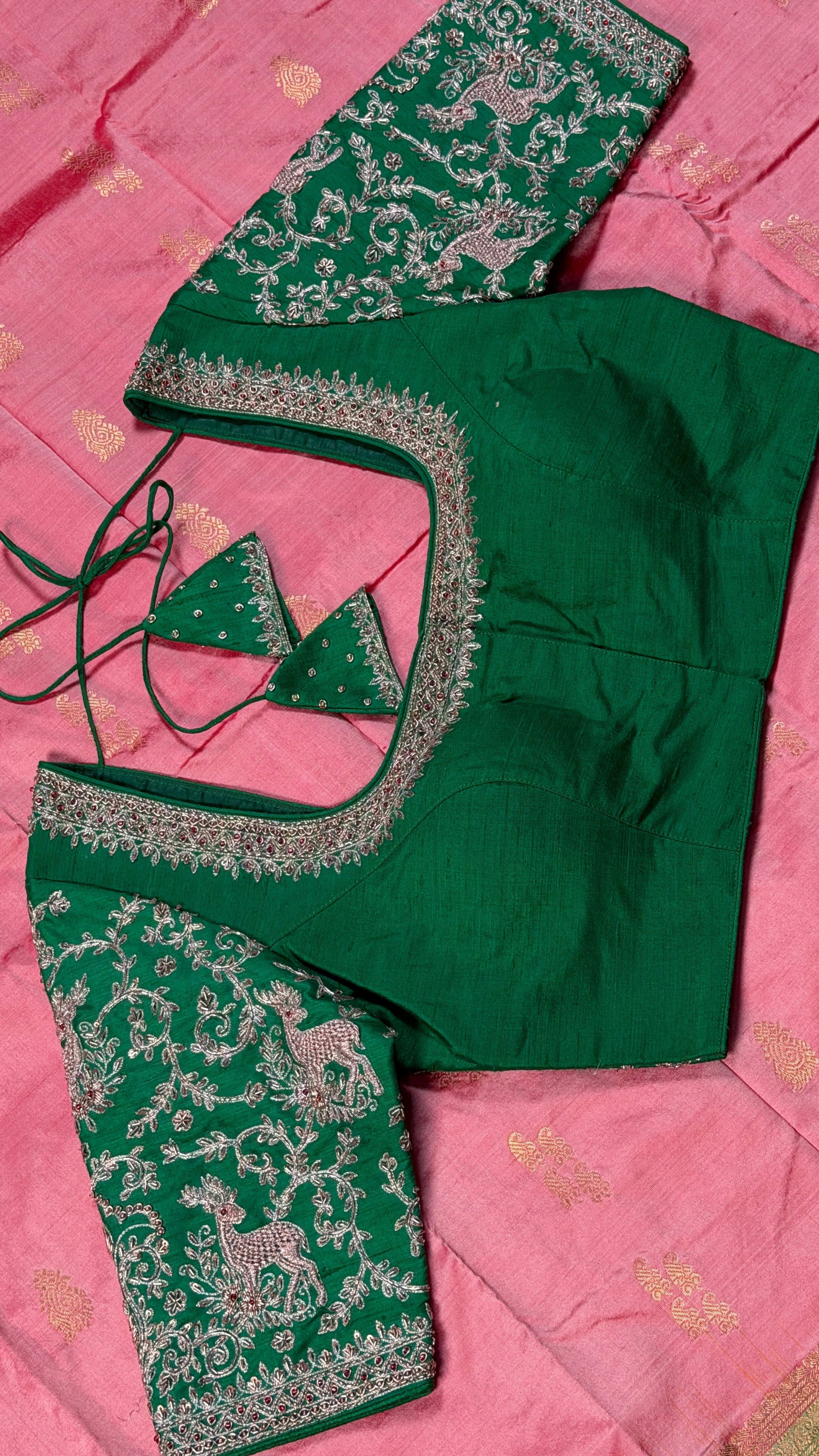 Forest Bloom Bridal Blouse