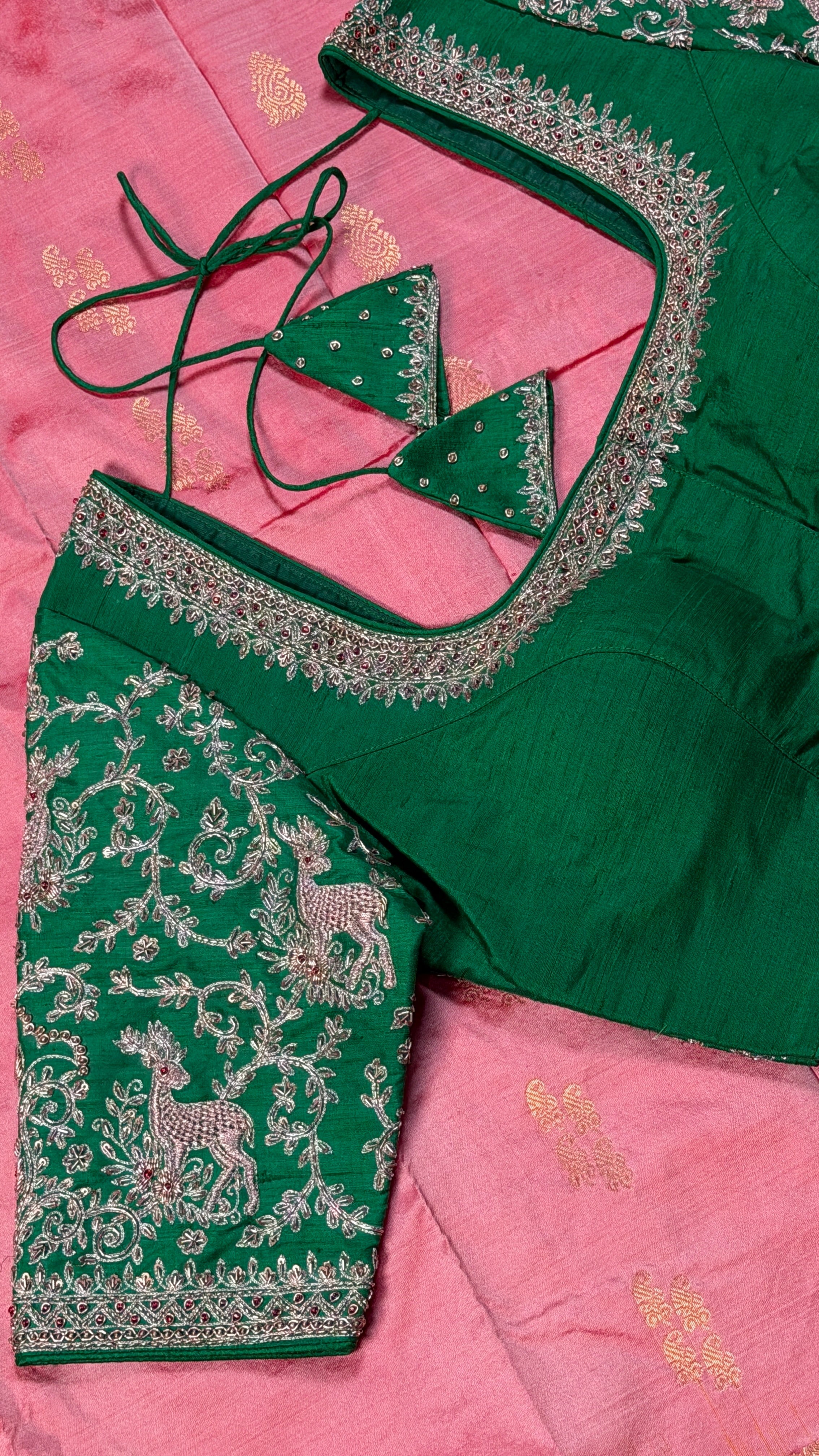 Forest Bloom Bridal Blouse
