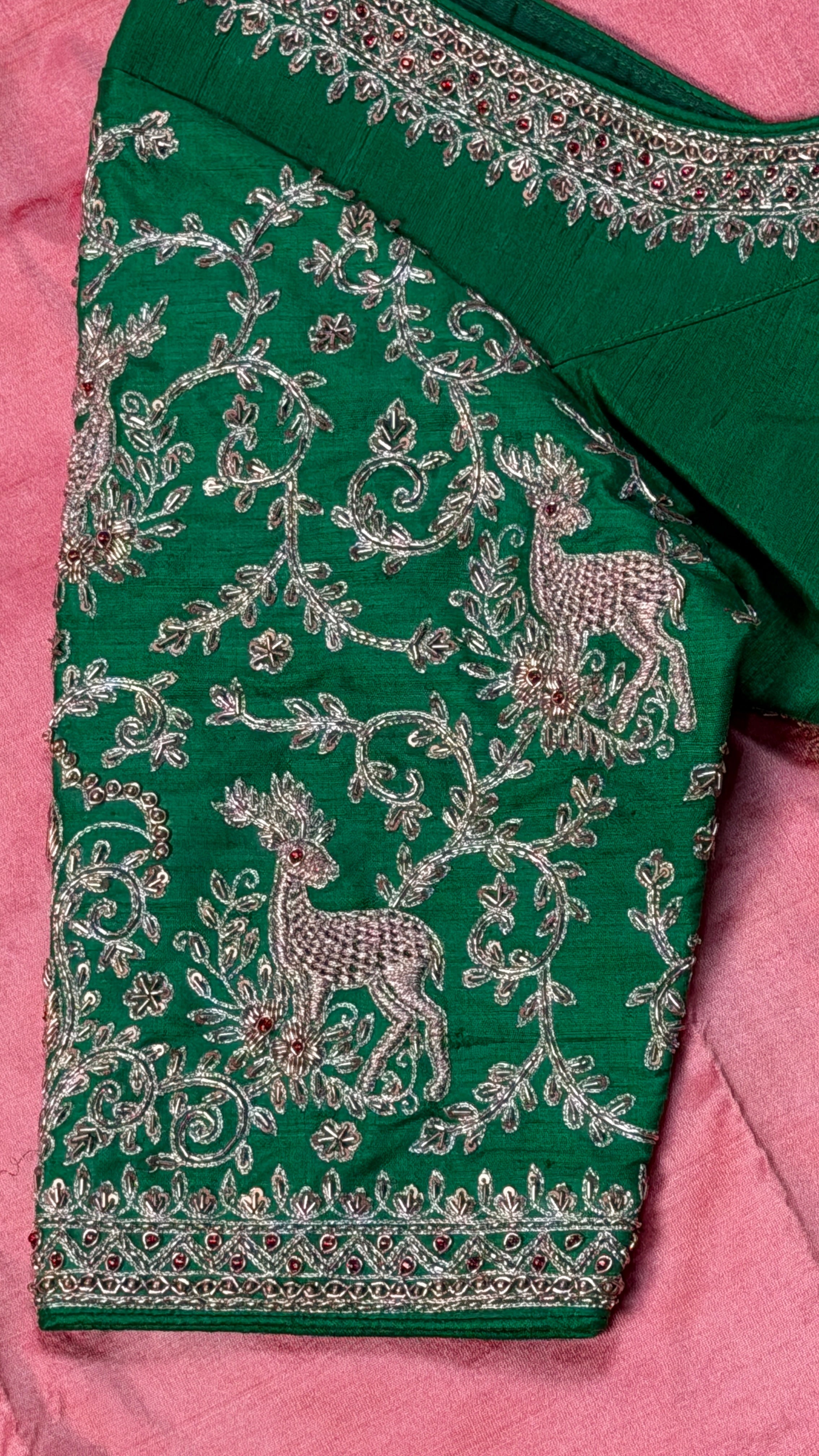 Forest Bloom Bridal Blouse